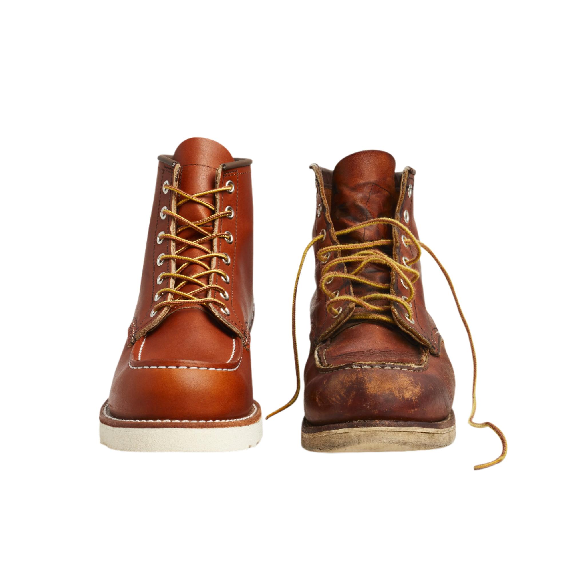 Product image 8 of 13 of Red Wing Classic Moc Toe 6" Boots - Oro Legacy Leather - Style 875