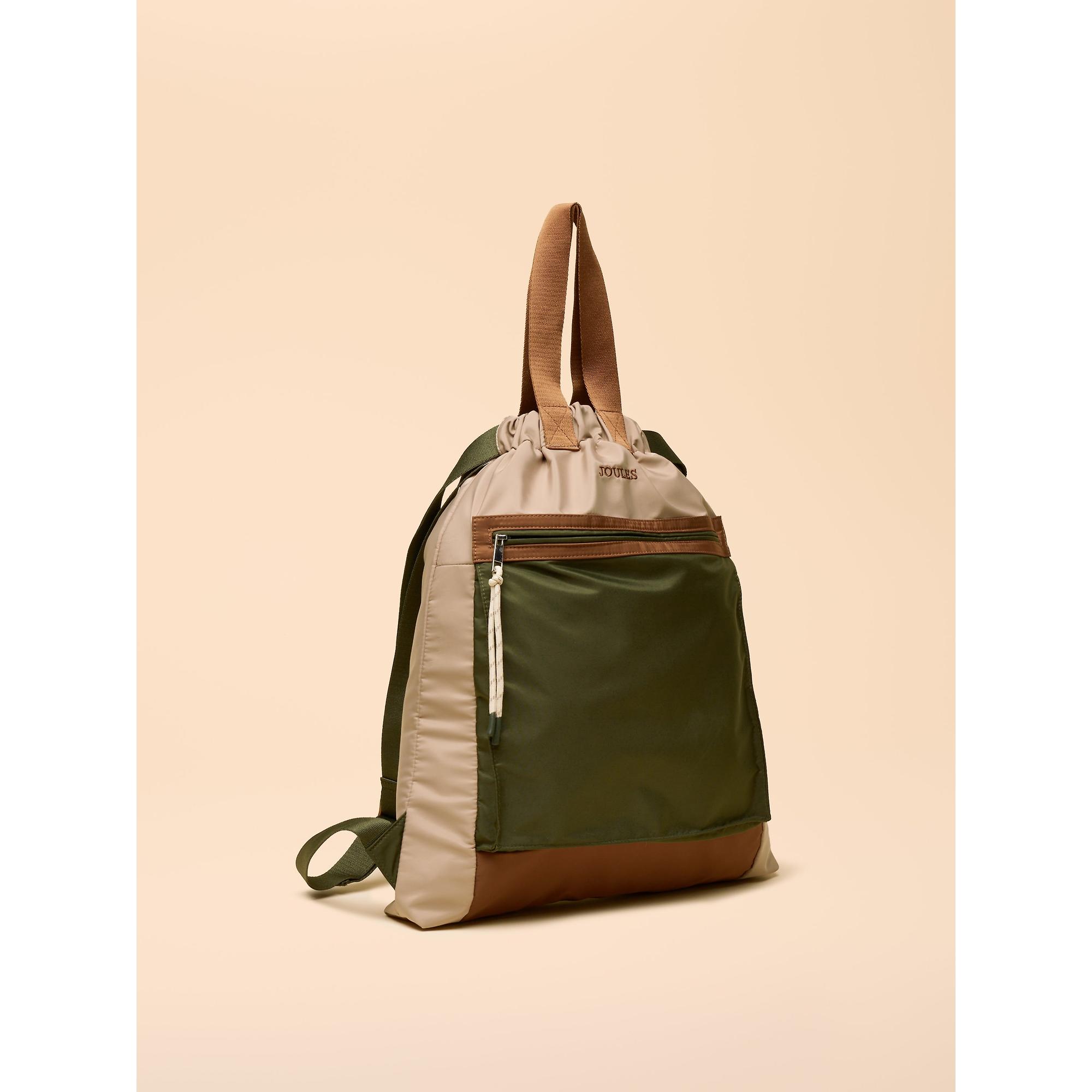 Product image 2 of 5 of Joules Women's Peplow Rucksack / Backpack - Khaki Green
