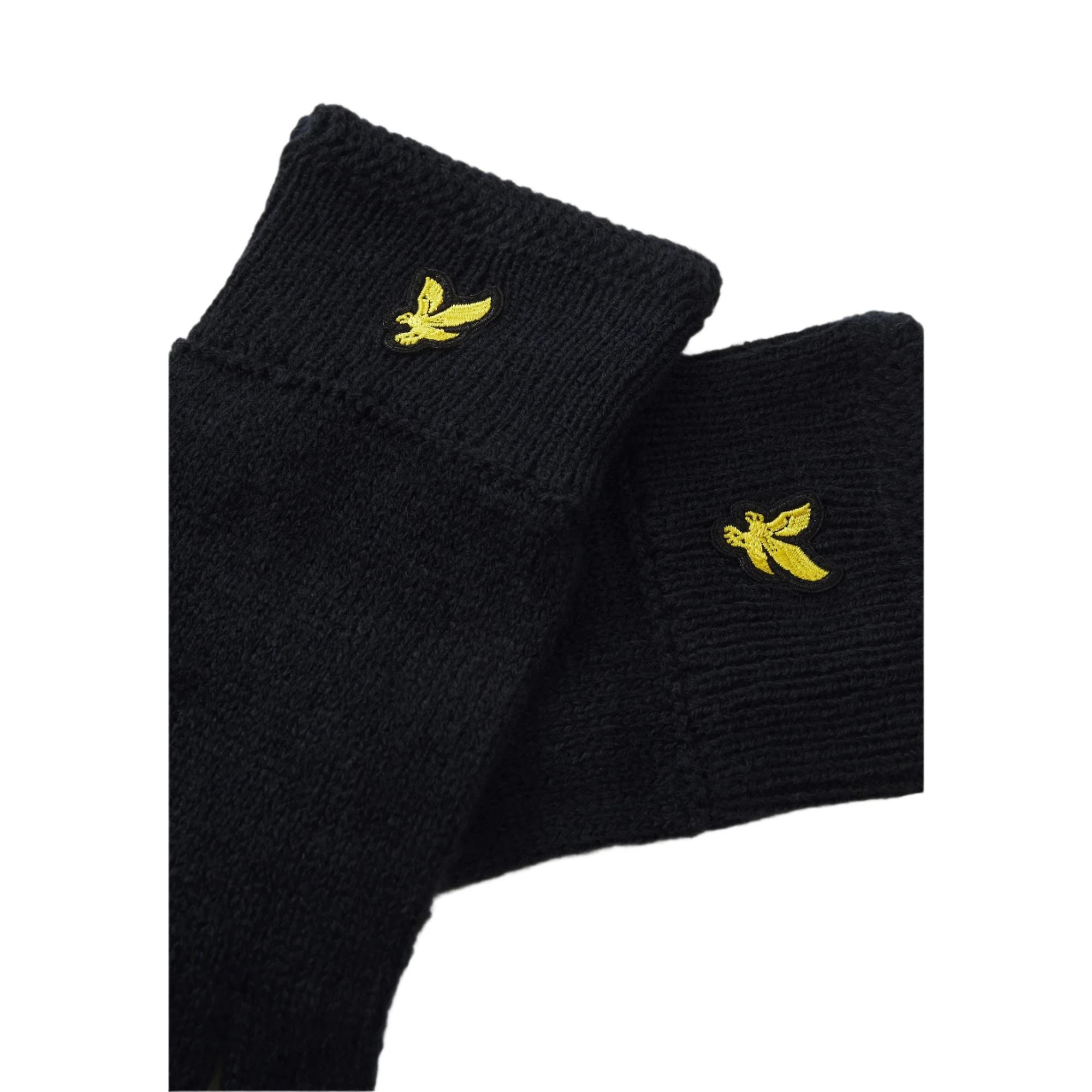 Product image 5 of 7 of Lyle & Scott Men's Checked Scarf And Beanie Gift Set - Dark Navy
