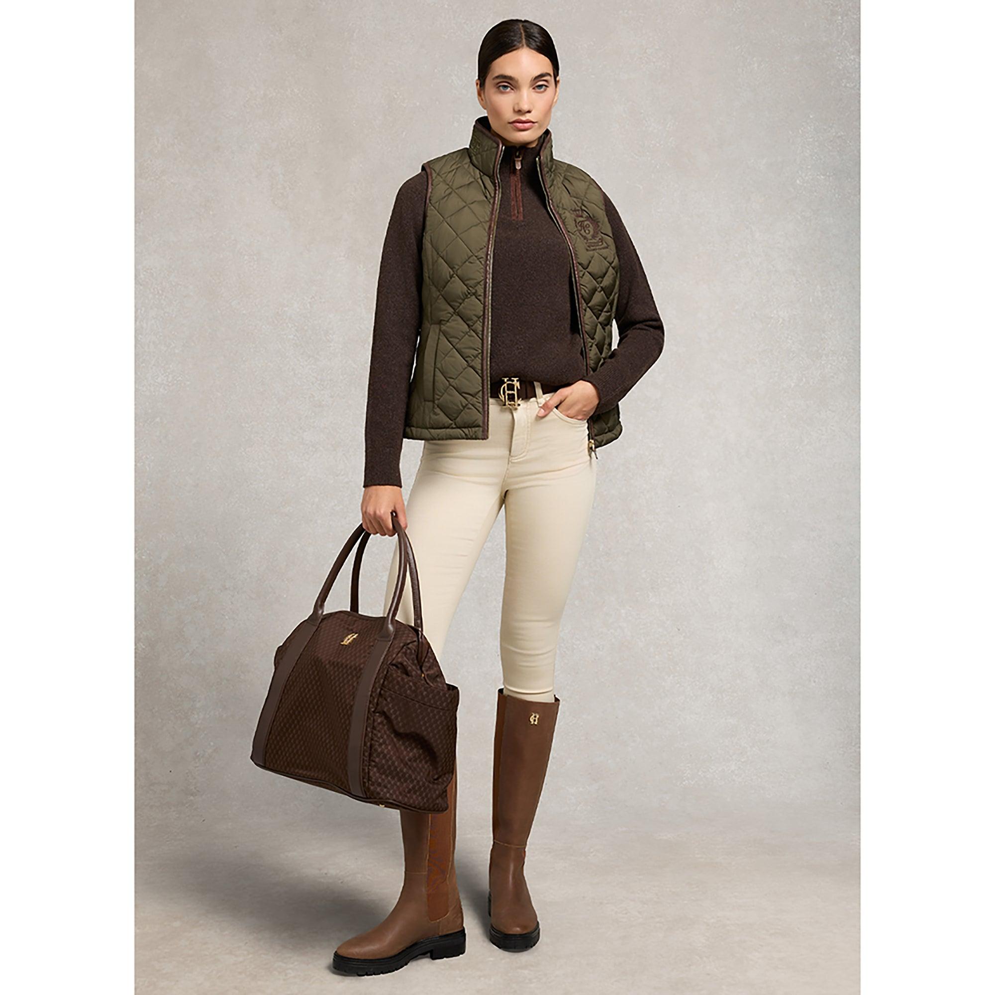 Product image 5 of 9 of Holland Cooper Women's Lightweight Country Gilet - Khaki