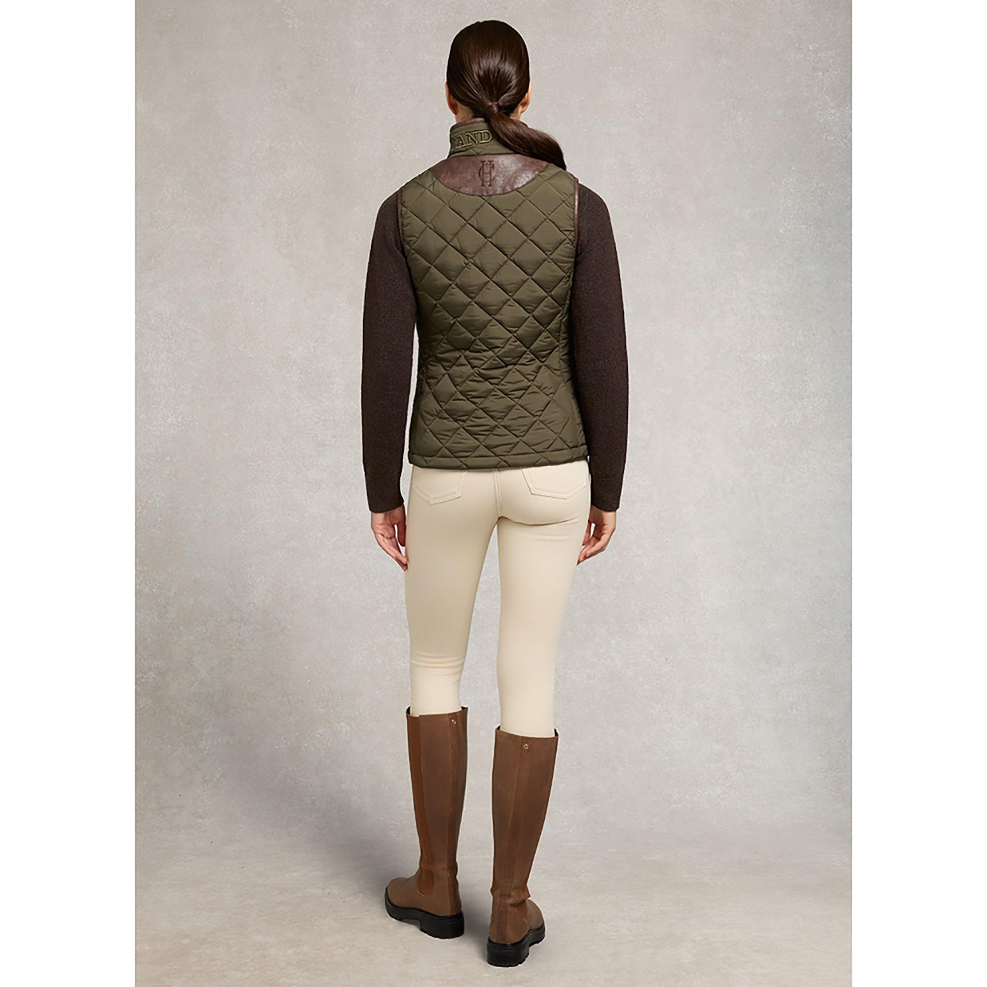 Product image 6 of 9 of Holland Cooper Women's Lightweight Country Gilet - Khaki