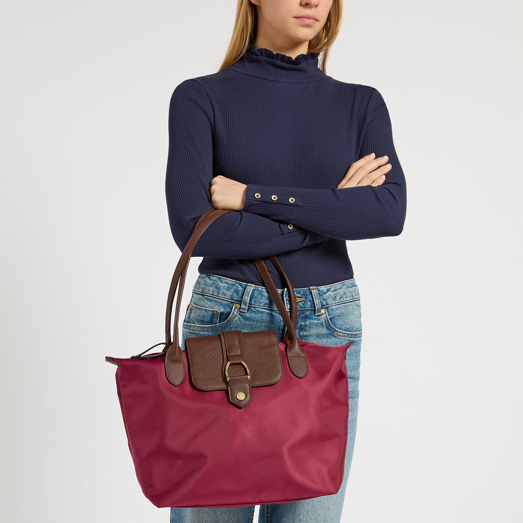 Product image 4 of 7 of Joules Women's Edie Tote Bag - Berry Red