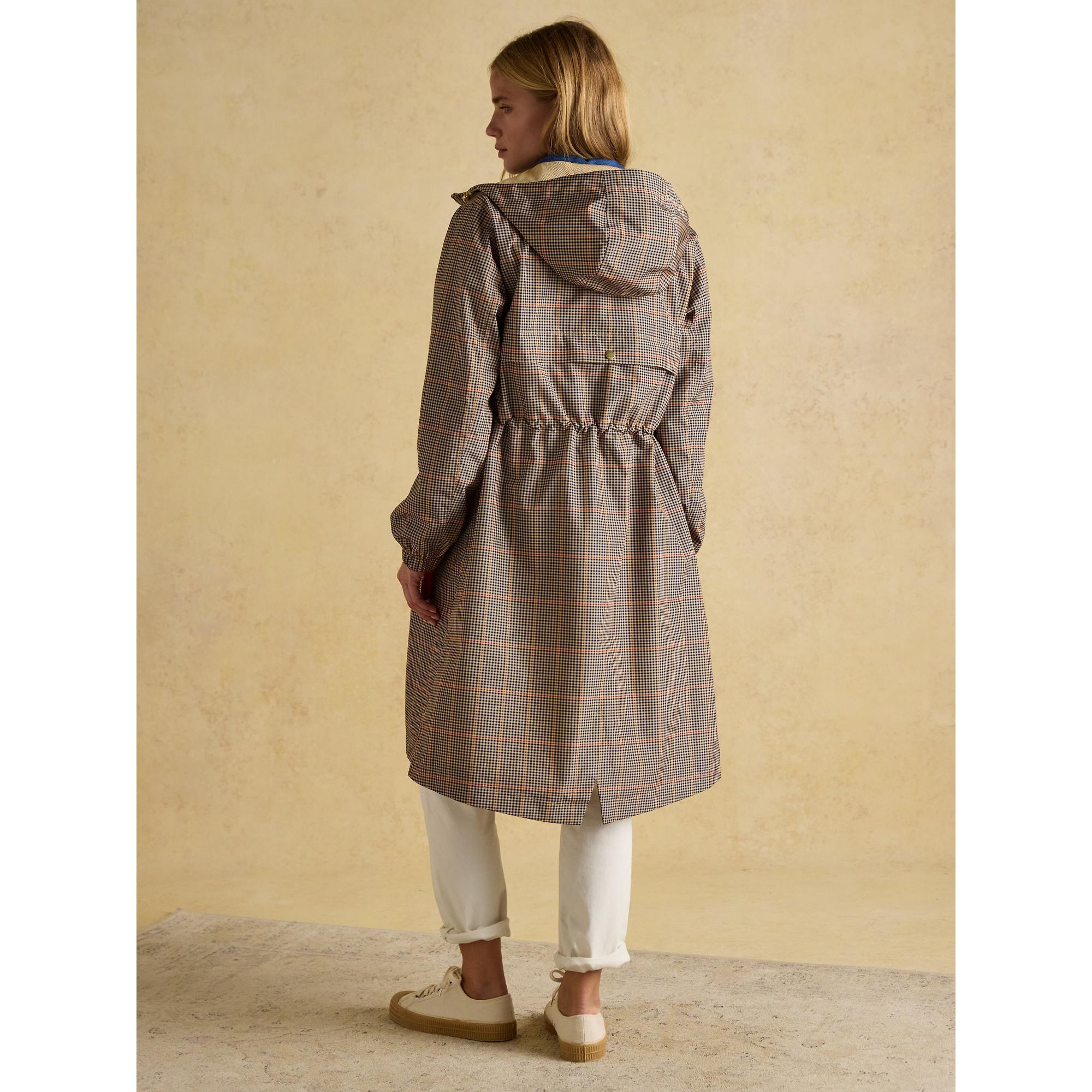 Product image 3 of 16 of Joules Women's Holkham Waterproof Packable Hooded Raincoat - Henson Check