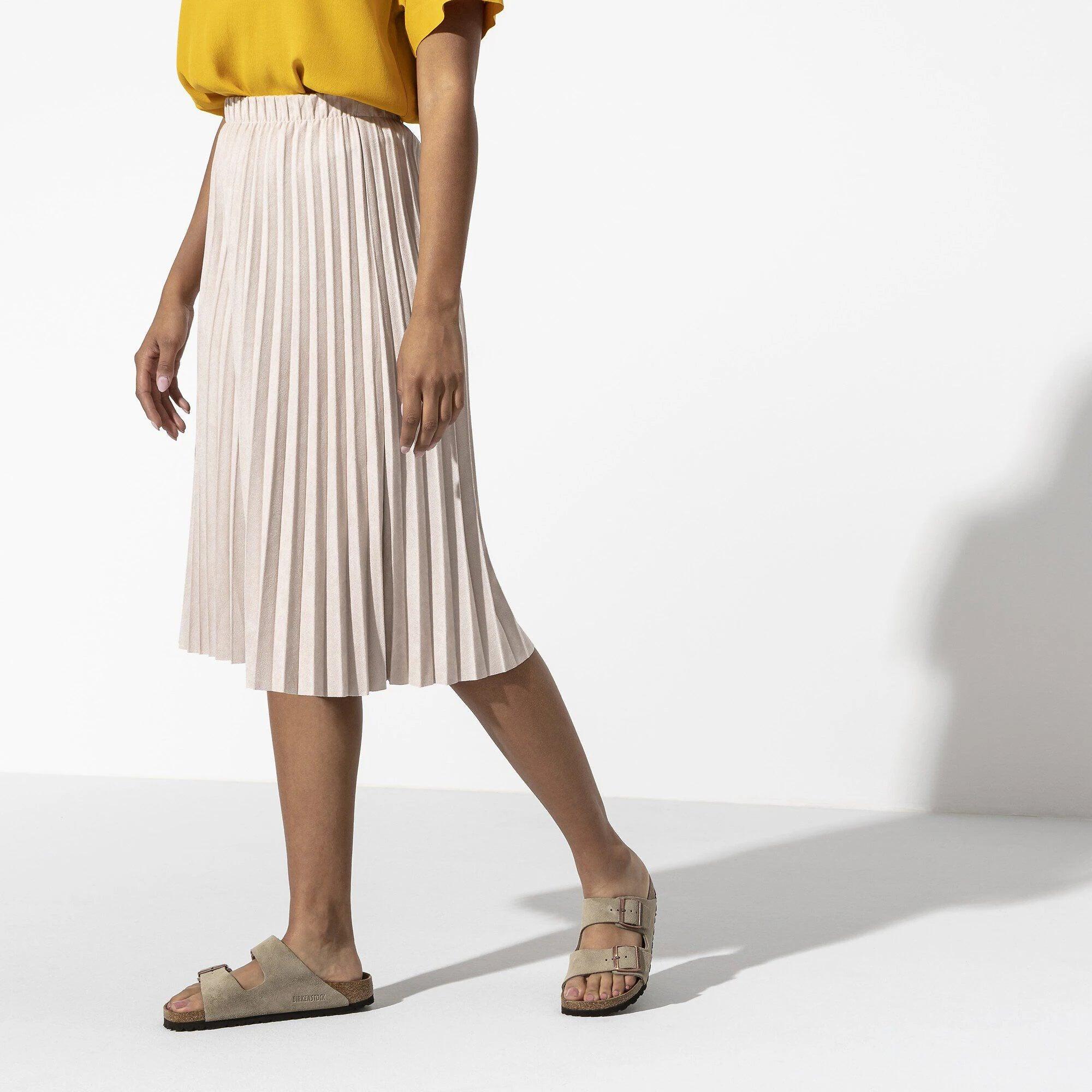 Product image 8 of 8 of Birkenstock Unisex Arizona Soft Footbed Suede Leather Sandals - Taupe