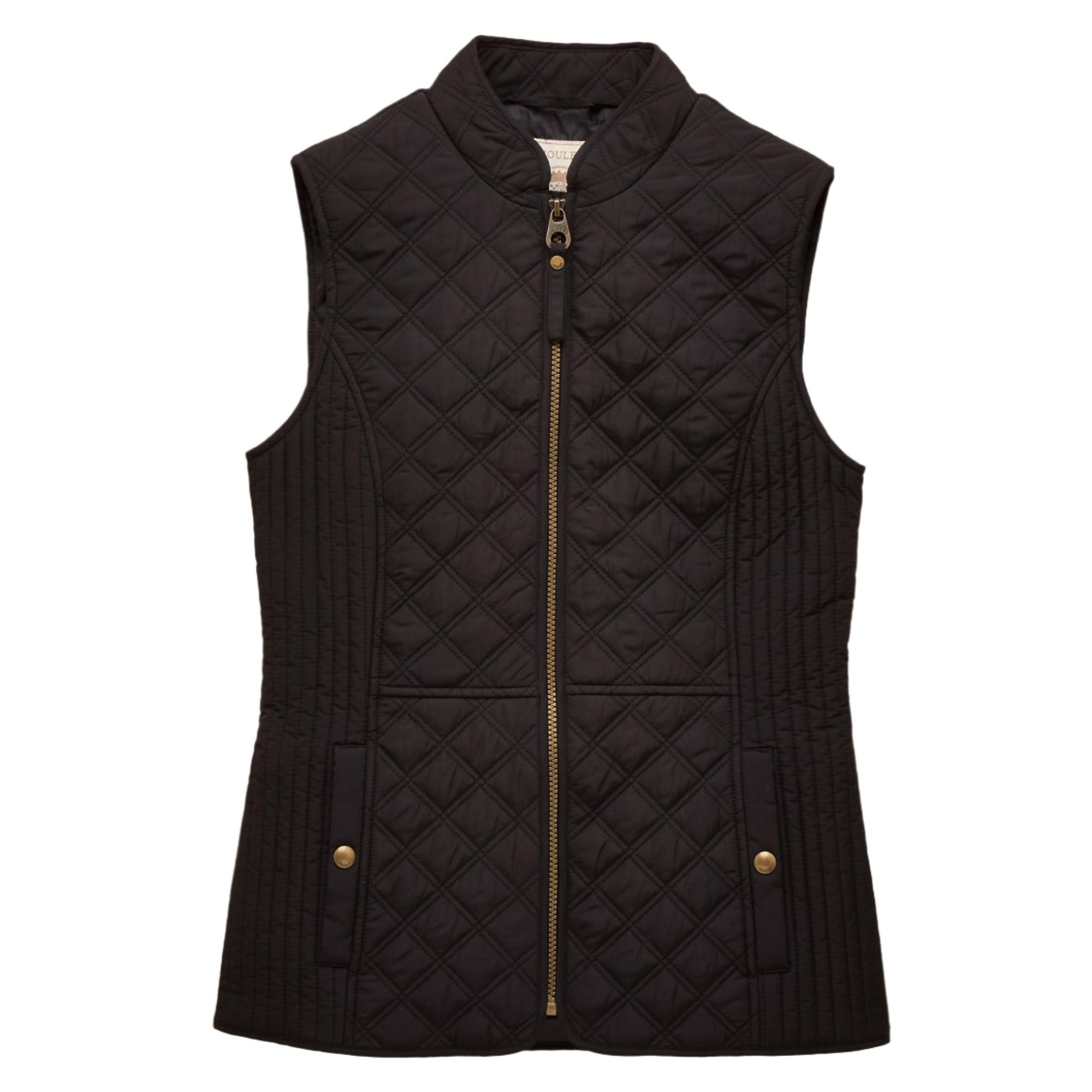 Product image 1 of 10 of Joules Women's Minx Showerproof Diamond Quilted Gilet - Black