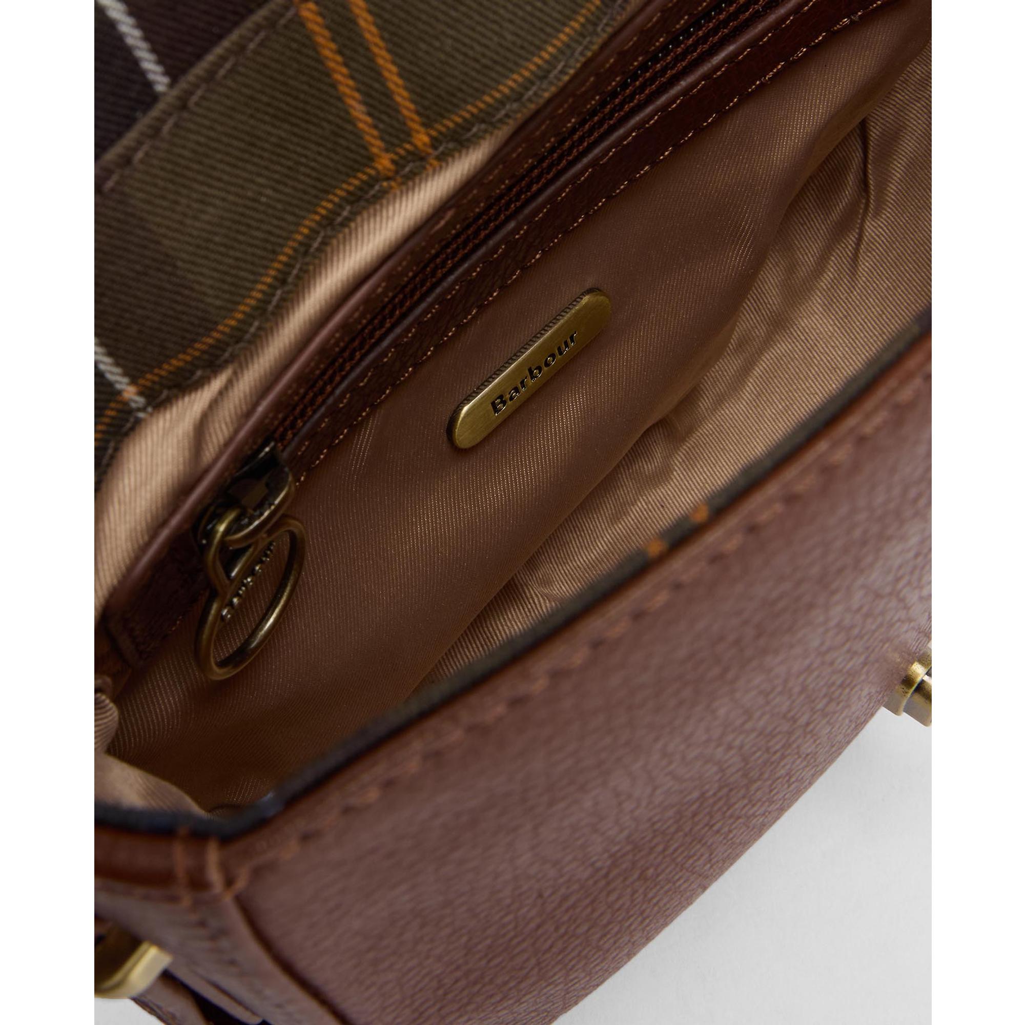 Product image 9 of 9 of Barbour Women's Elm Leather Crossbody Bag - Brown