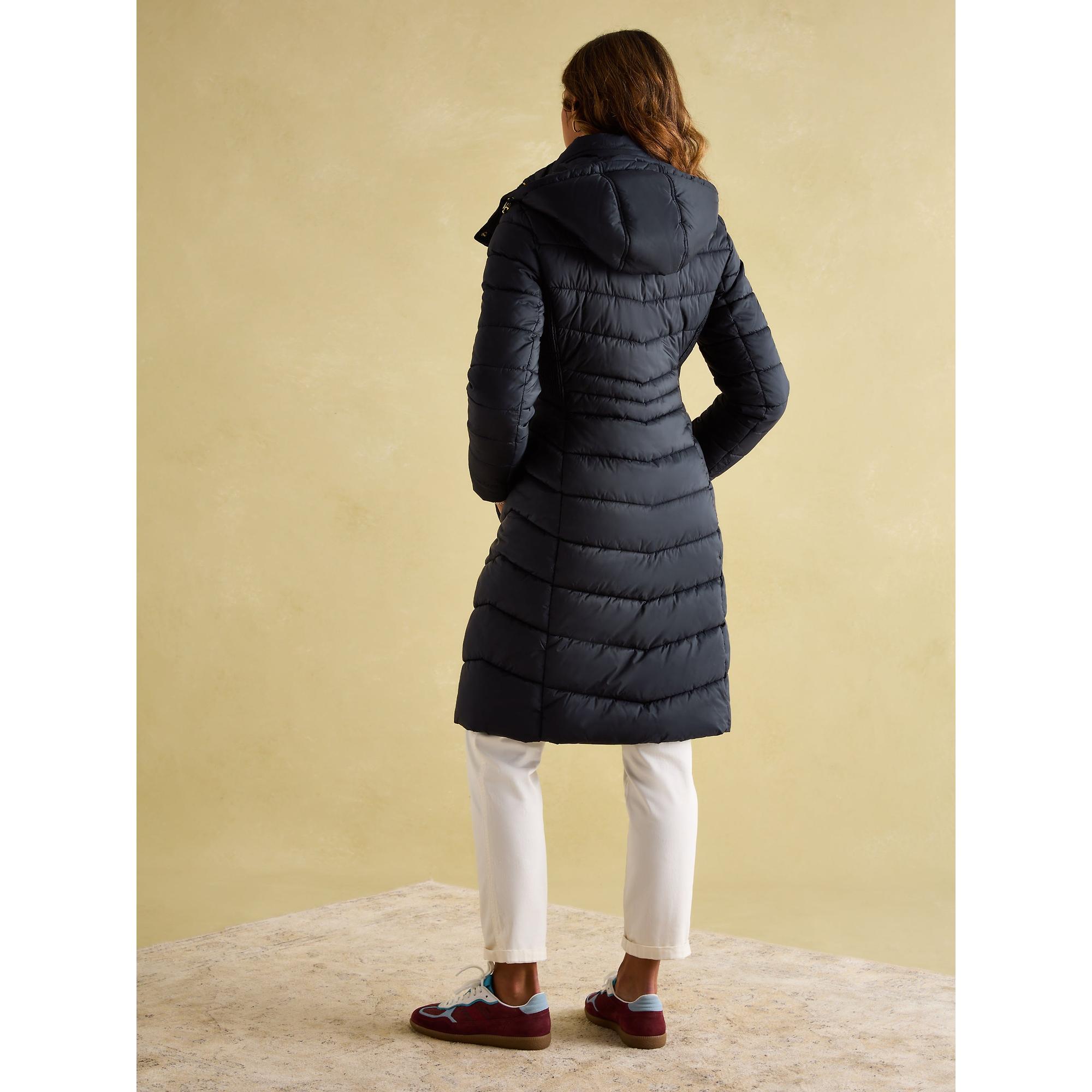 Product image 3 of 7 of Joules Women's Pembury Showerproof Longline Hooded Coat - Navy