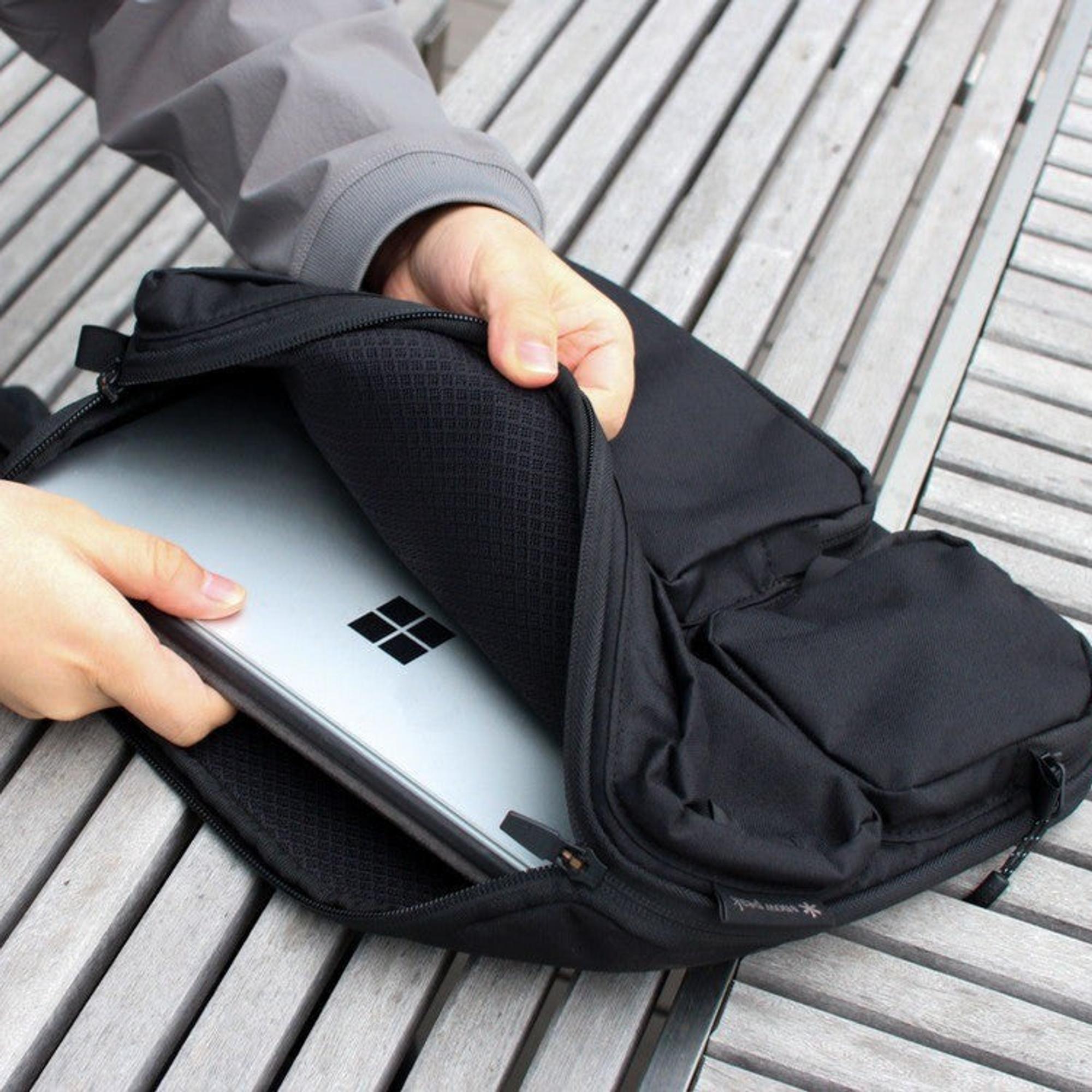 Product image 3 of 7 of Snow Peak Everyday Use Laptop Case - Black