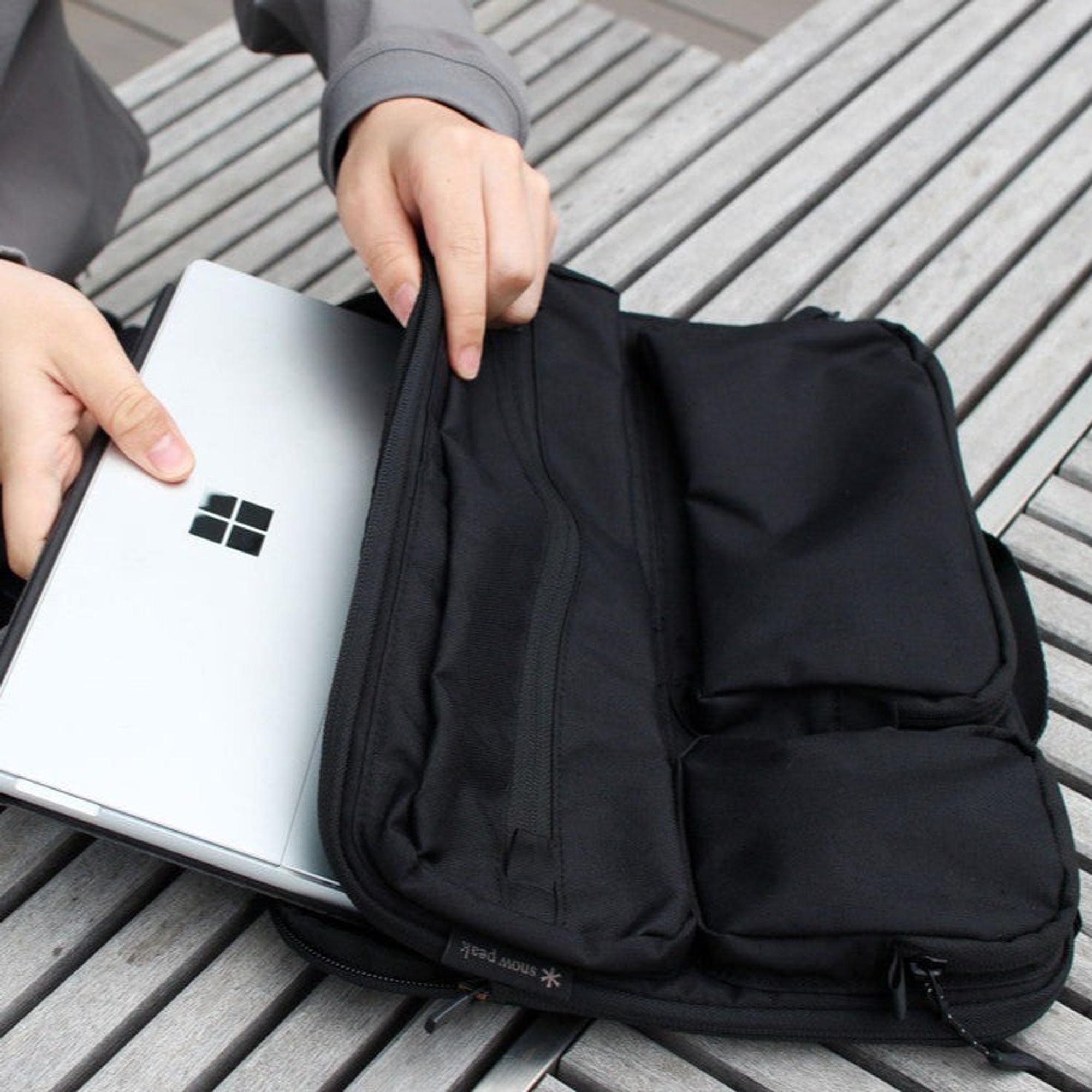 Product image 4 of 7 of Snow Peak Everyday Use Laptop Case - Black