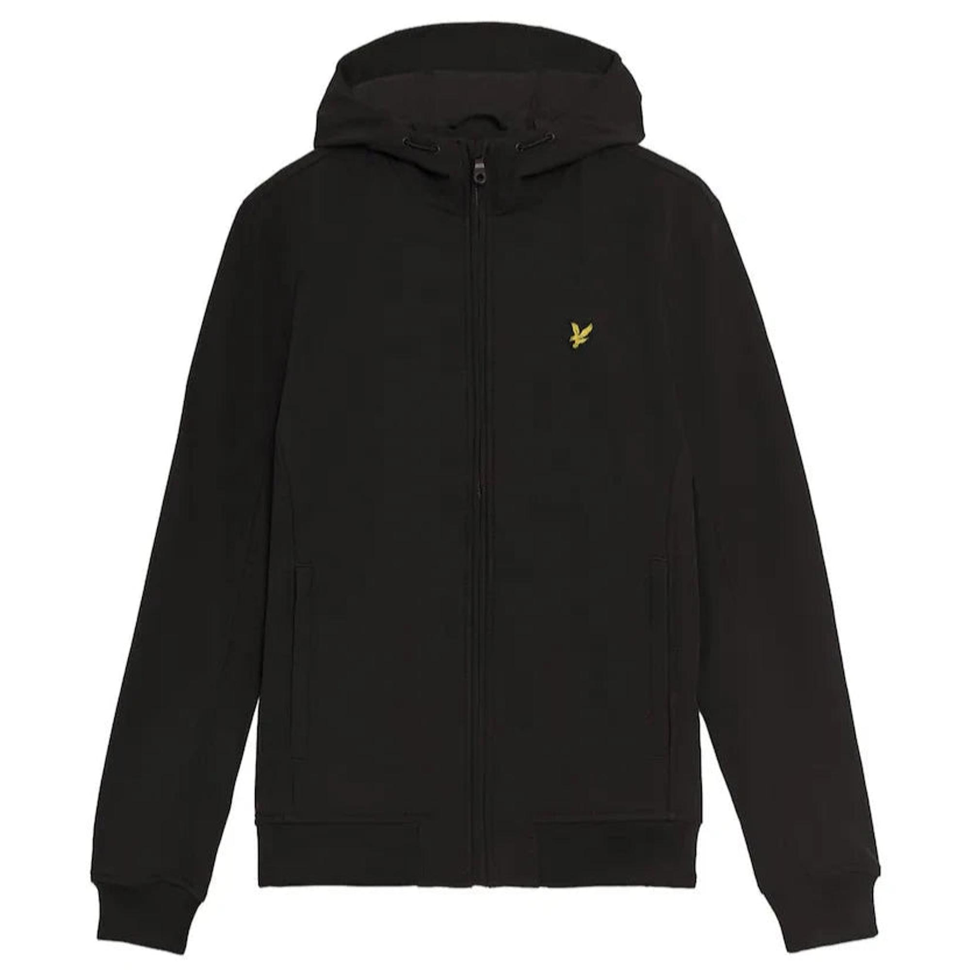 Product image 1 of 5 of Lyle & Scott Men's Fleece Back Softshell Jacket - Jet Black