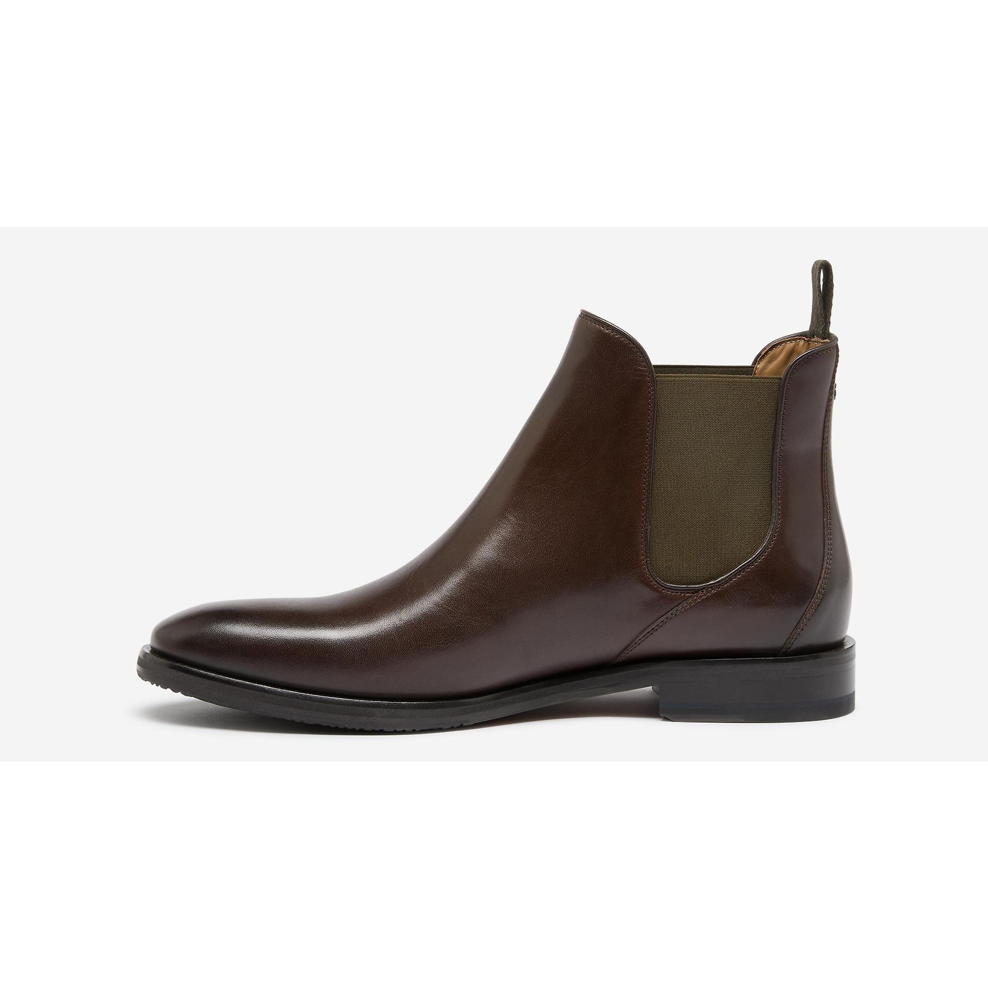 Product image 5 of 5 of Oliver Sweeney Men's Andante Antiqued Leather Chelsea Boots - Brown