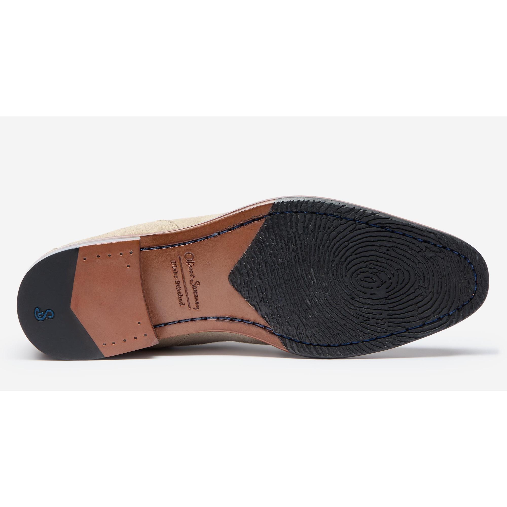 Product image 3 of 5 of Oliver Sweeney Men's Andante Calf Suede Chelsea Boots - Sand