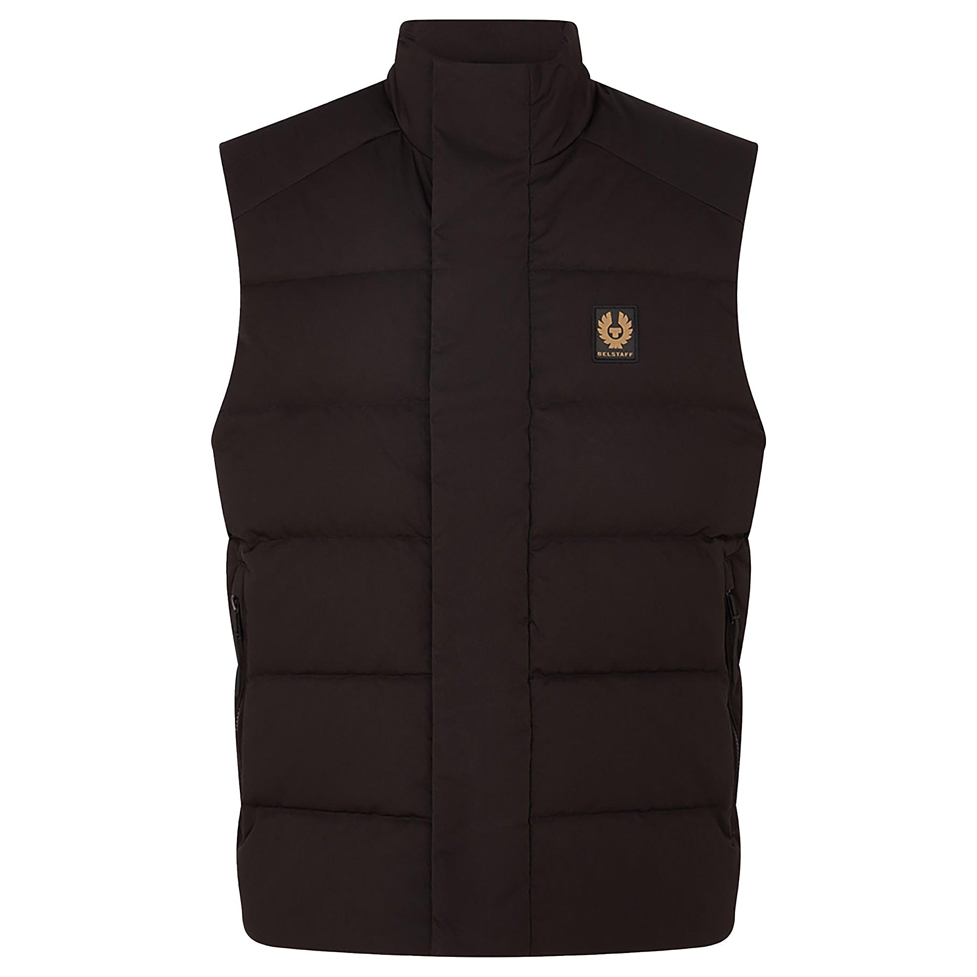 Product image 1 of 3 of Belstaff Men's Cotton Blend Gabardine Apex Gilet - Black