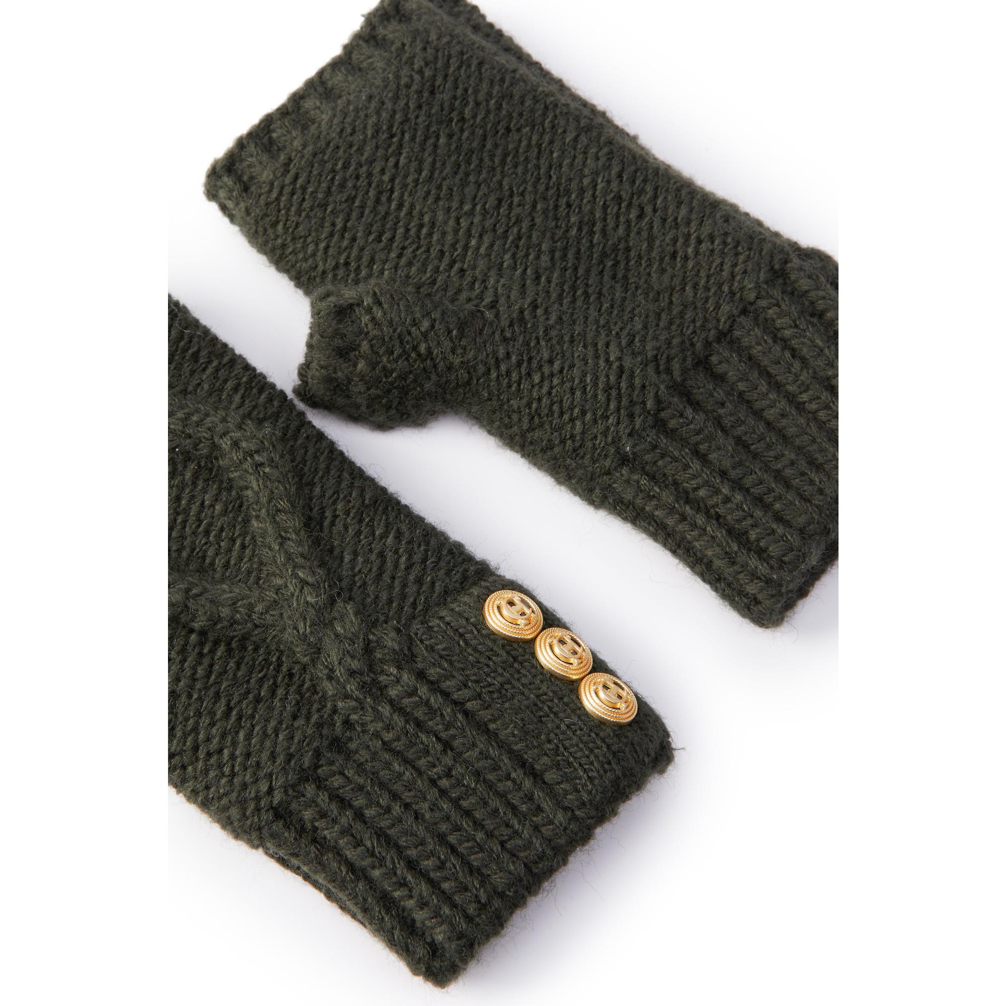 Product image 2 of 6 of Holland Cooper Women's Cortina Fingerless Gloves - Fern Green