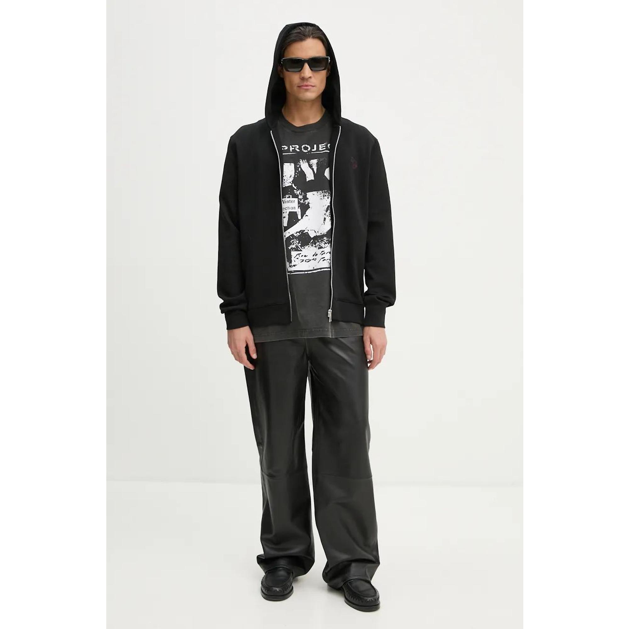 Product image 4 of 5 of Paul Smith Men's Zebra Stripe Zip Hoodie - Black