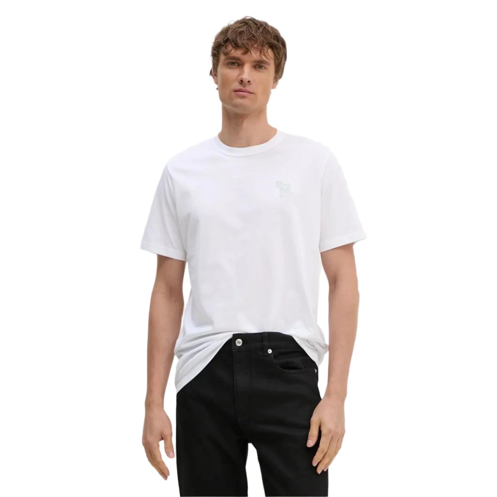 Product image 2 of 5 of Paul Smith Men's Regular Fit Zebra T-Shirt - White