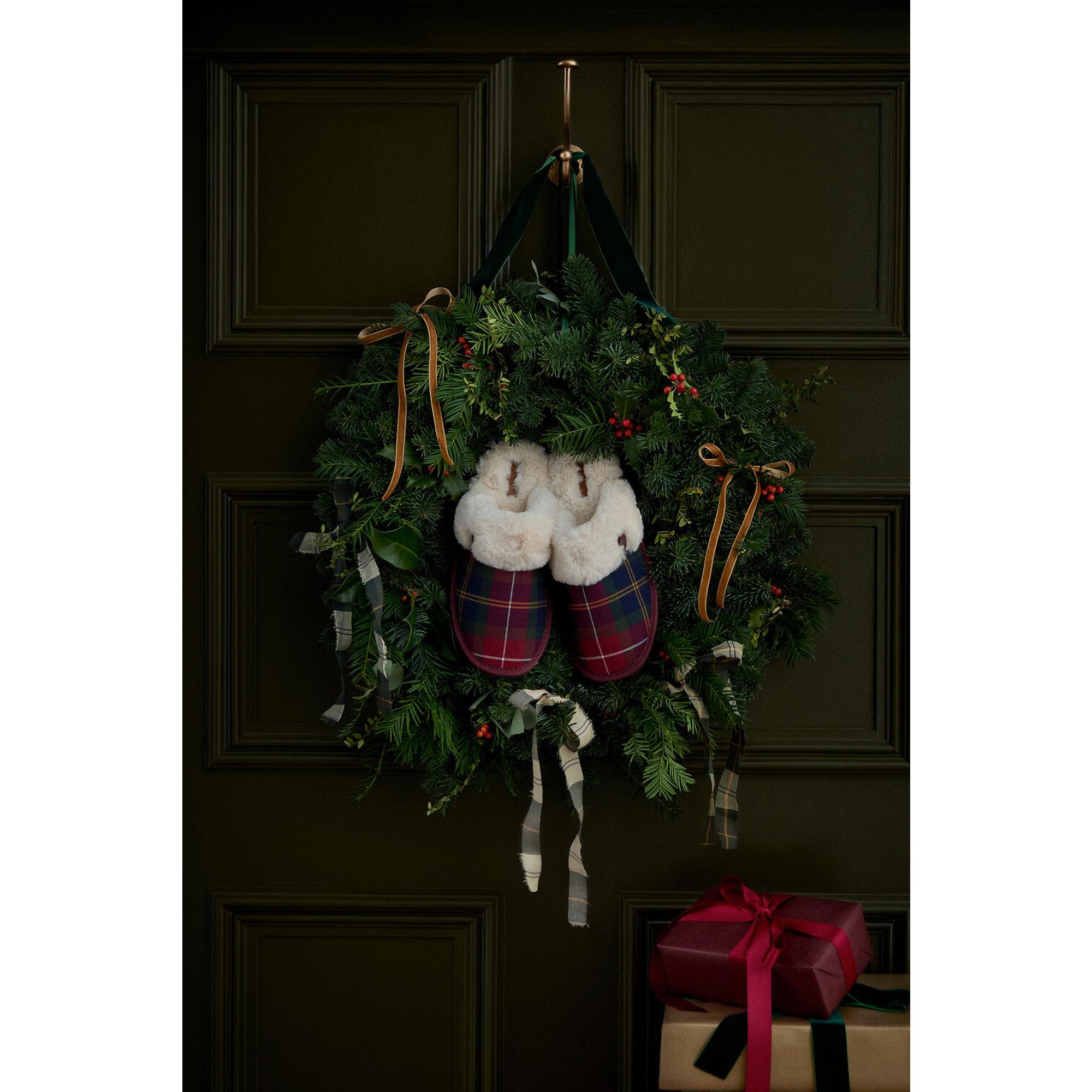 Product image 2 of 9 of Barbour Women's Claudia Tartan Mule Slippers - Winterberry Tartan