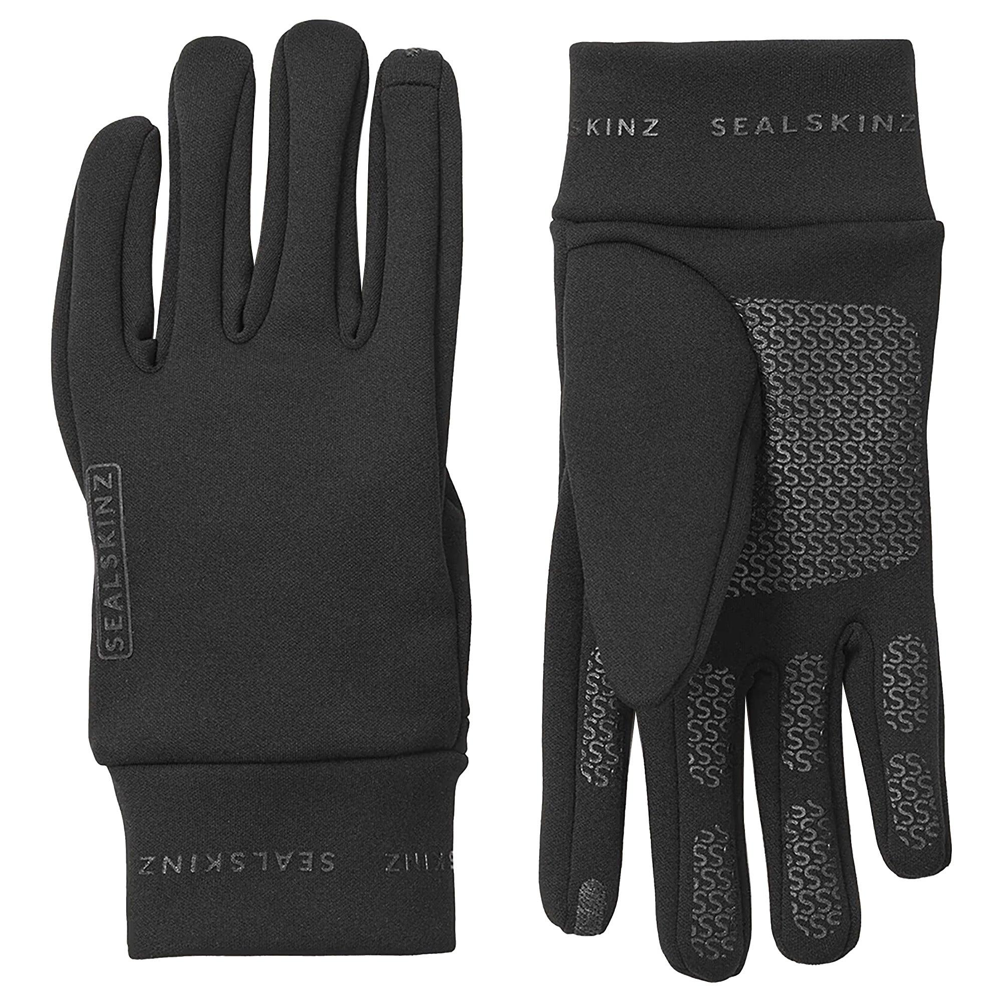 Product image 1 of 3 of Sealskinz Acle Water Repellent Nanosealz Fleece Gloves - Black