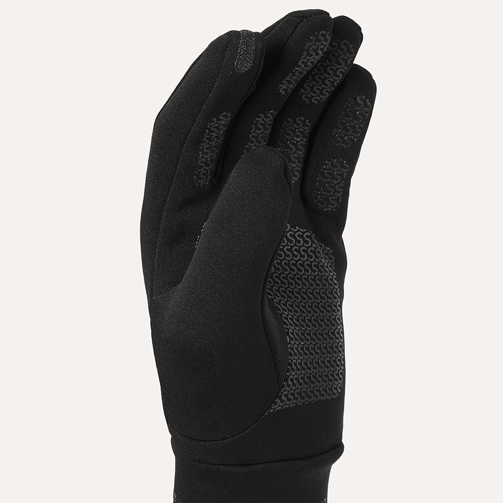 Product image 2 of 3 of Sealskinz Acle Water Repellent Nanosealz Fleece Gloves - Black