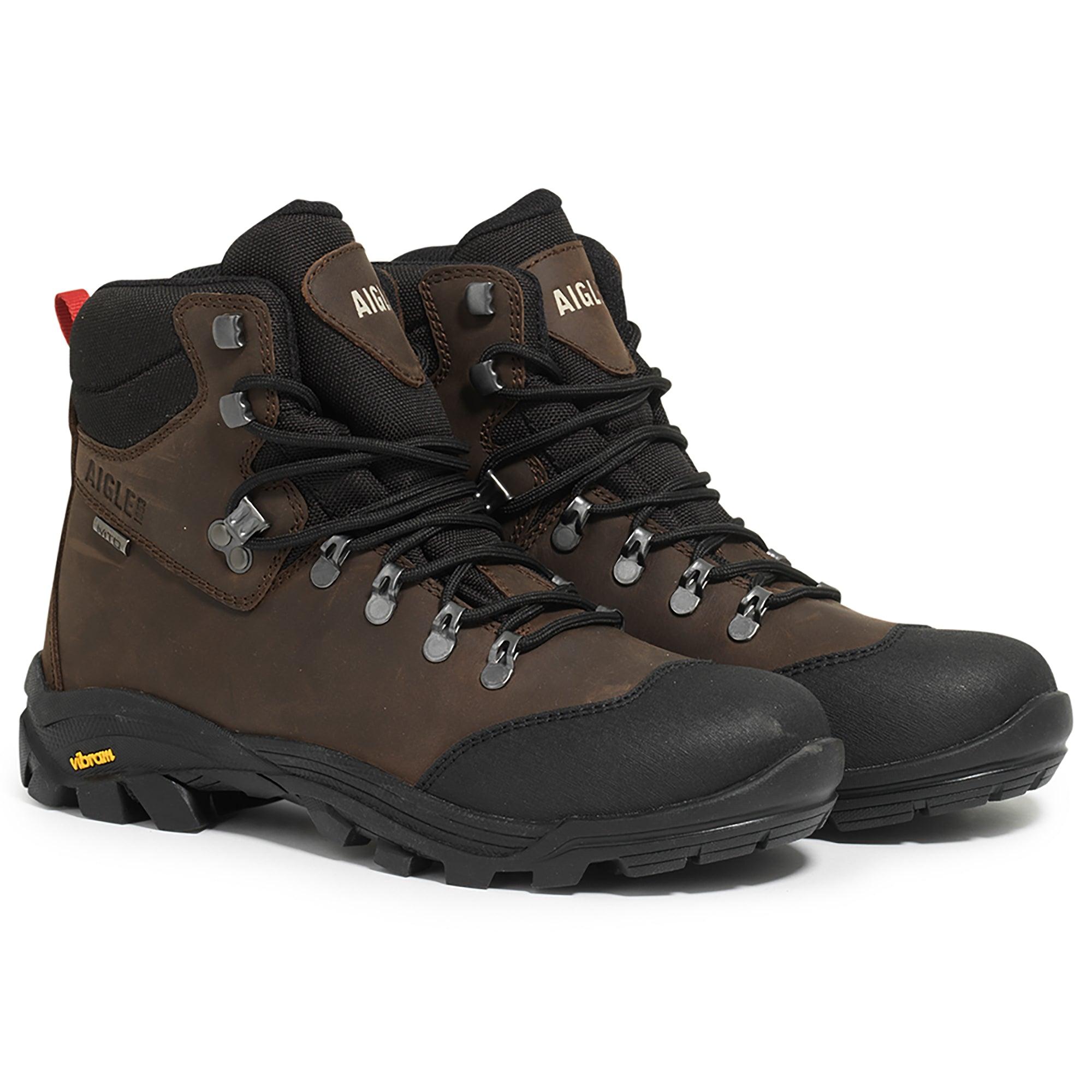 Product image 2 of 4 of Aigle Laforse Vibram Walking Shoes - Dark Brown