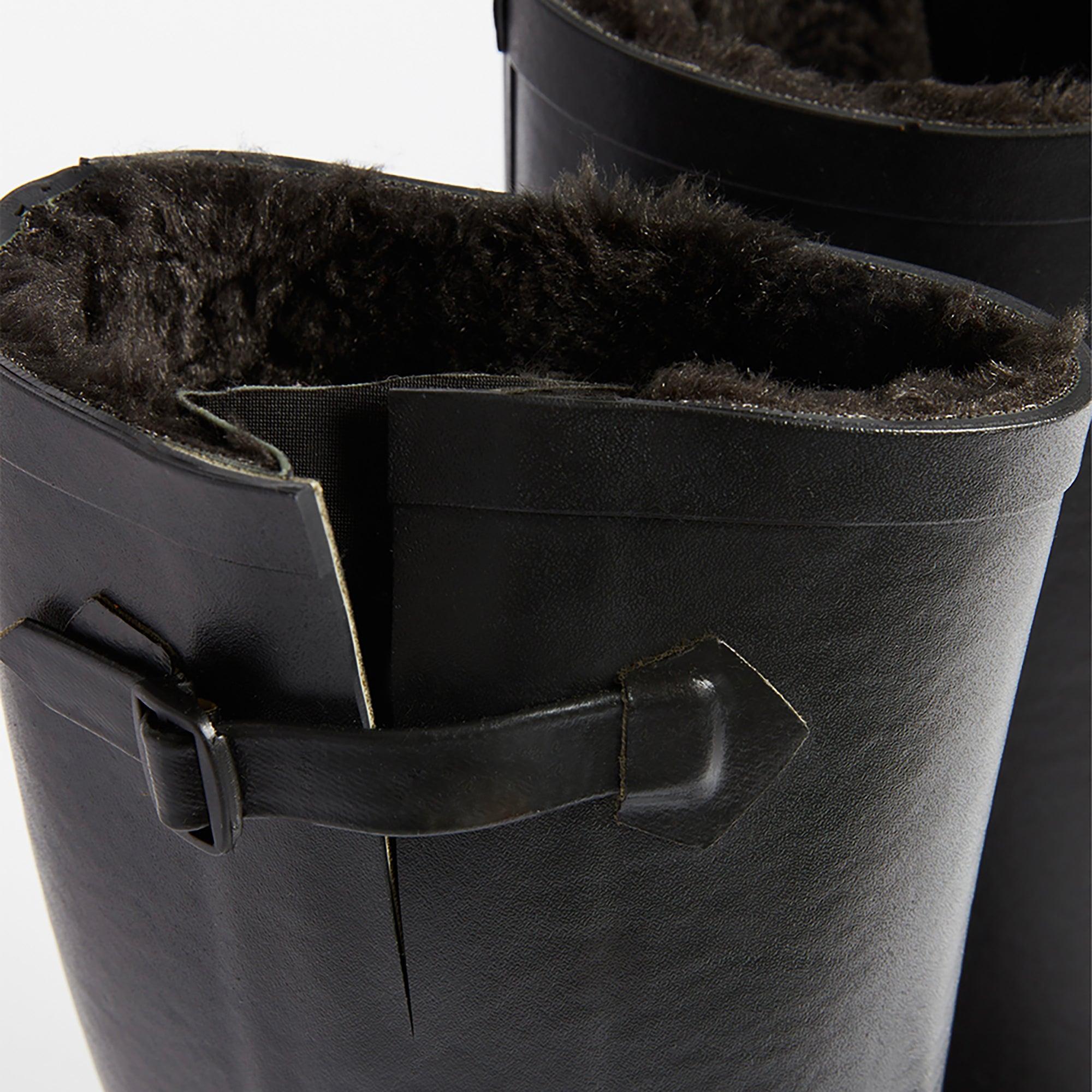 Product image 5 of 5 of Aigle Women's Aiglentine F2NL Fur-Lined Wellington Boots - Noir