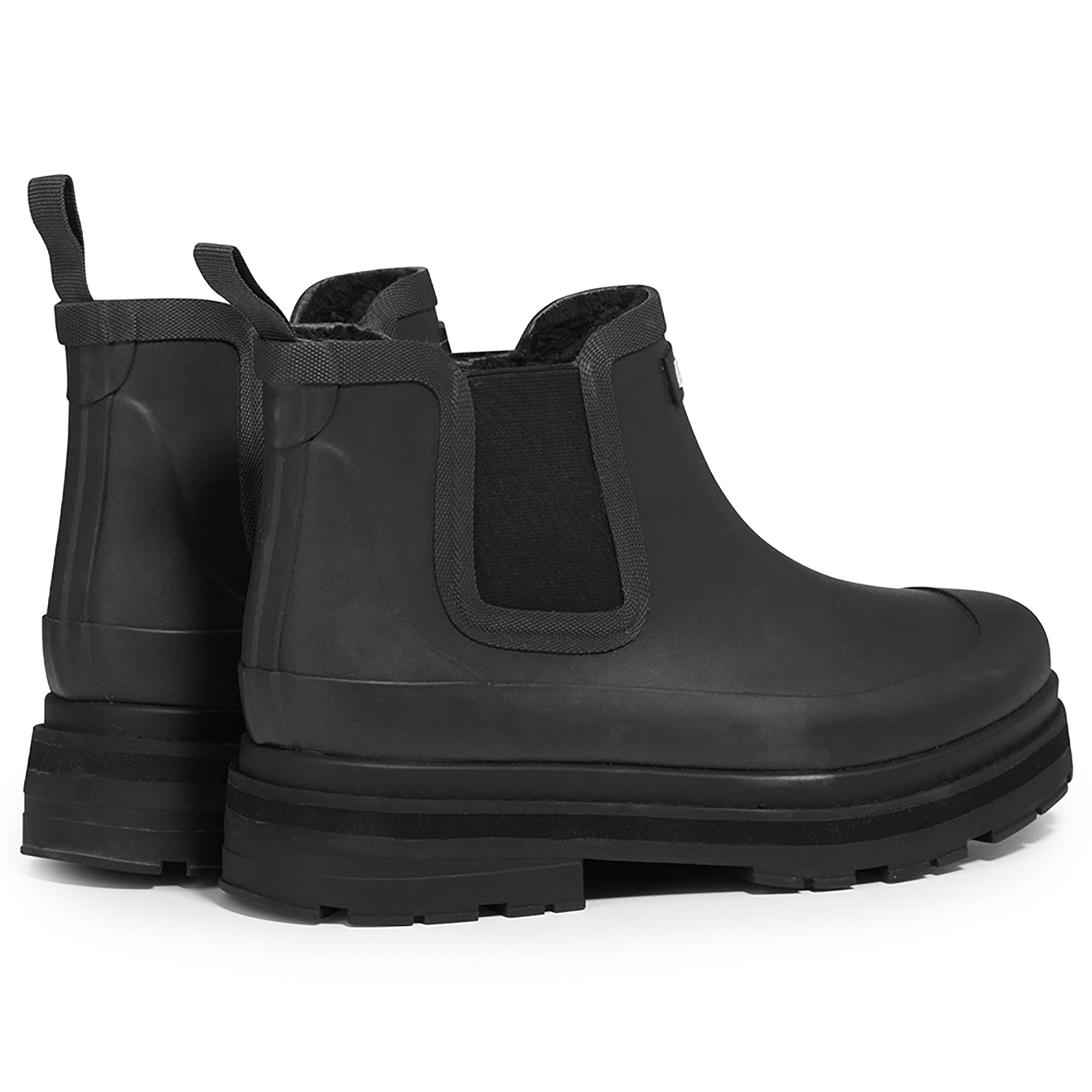 Product image 3 of 4 of Aigle Women's Soft Rain Fur Waterproof Chelsea Boots - Noir