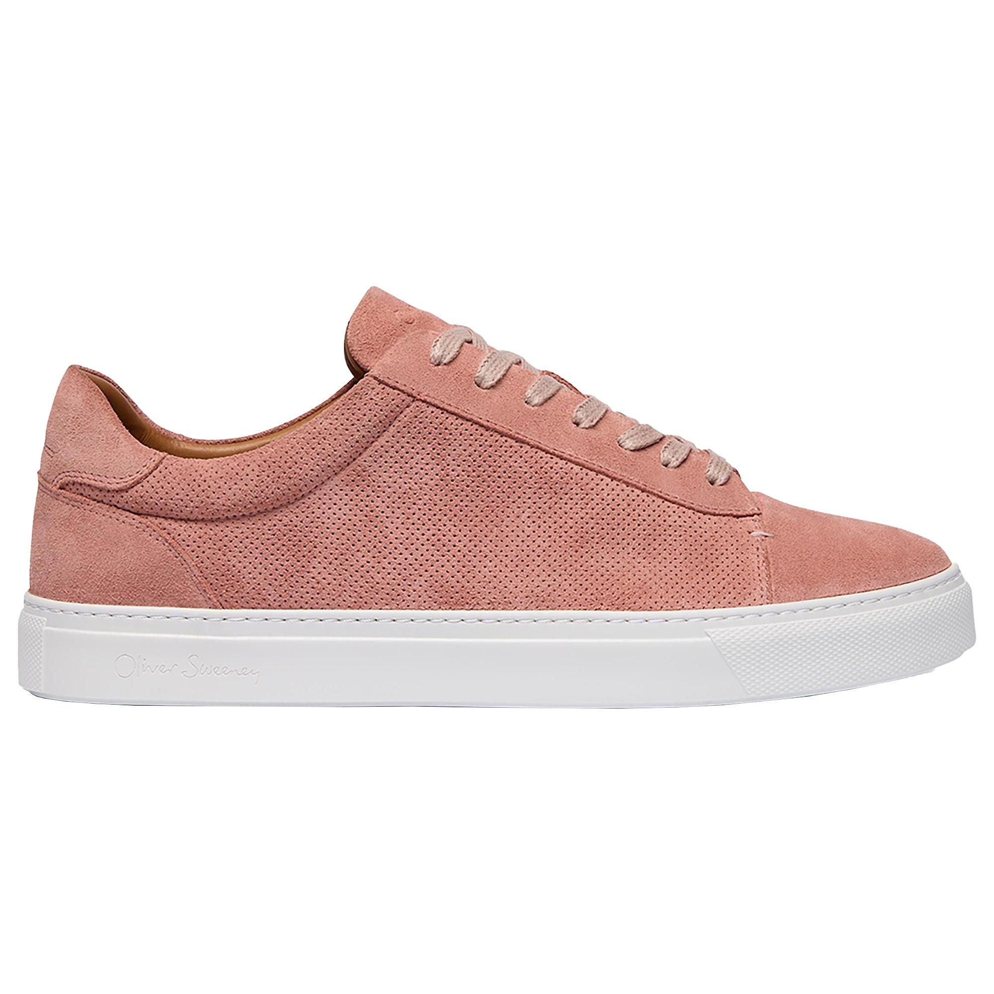 Product image 1 of 5 of Oliver Sweeney Men's Almada Perforated Calf Suede Cupsole Trainers - Dusty Pink