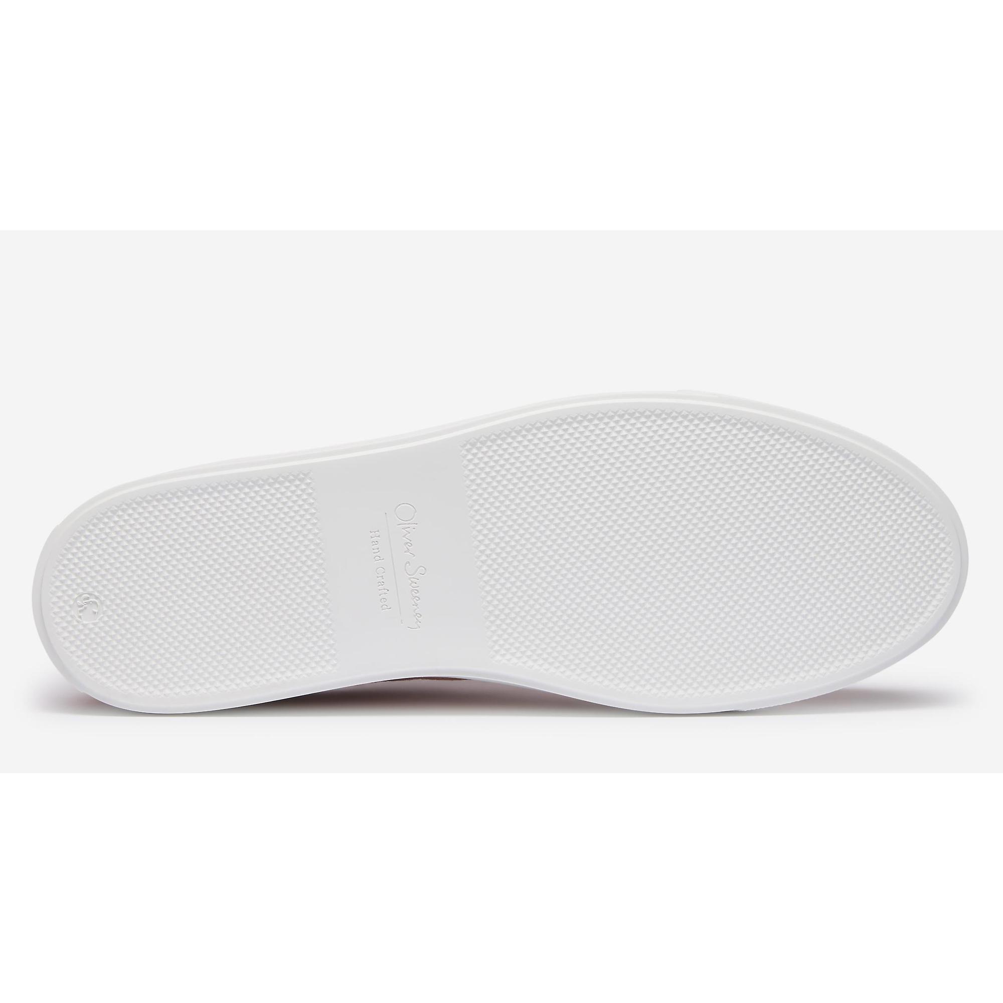 Product image 3 of 5 of Oliver Sweeney Men's Almada Perforated Calf Suede Cupsole Trainers - Dusty Pink