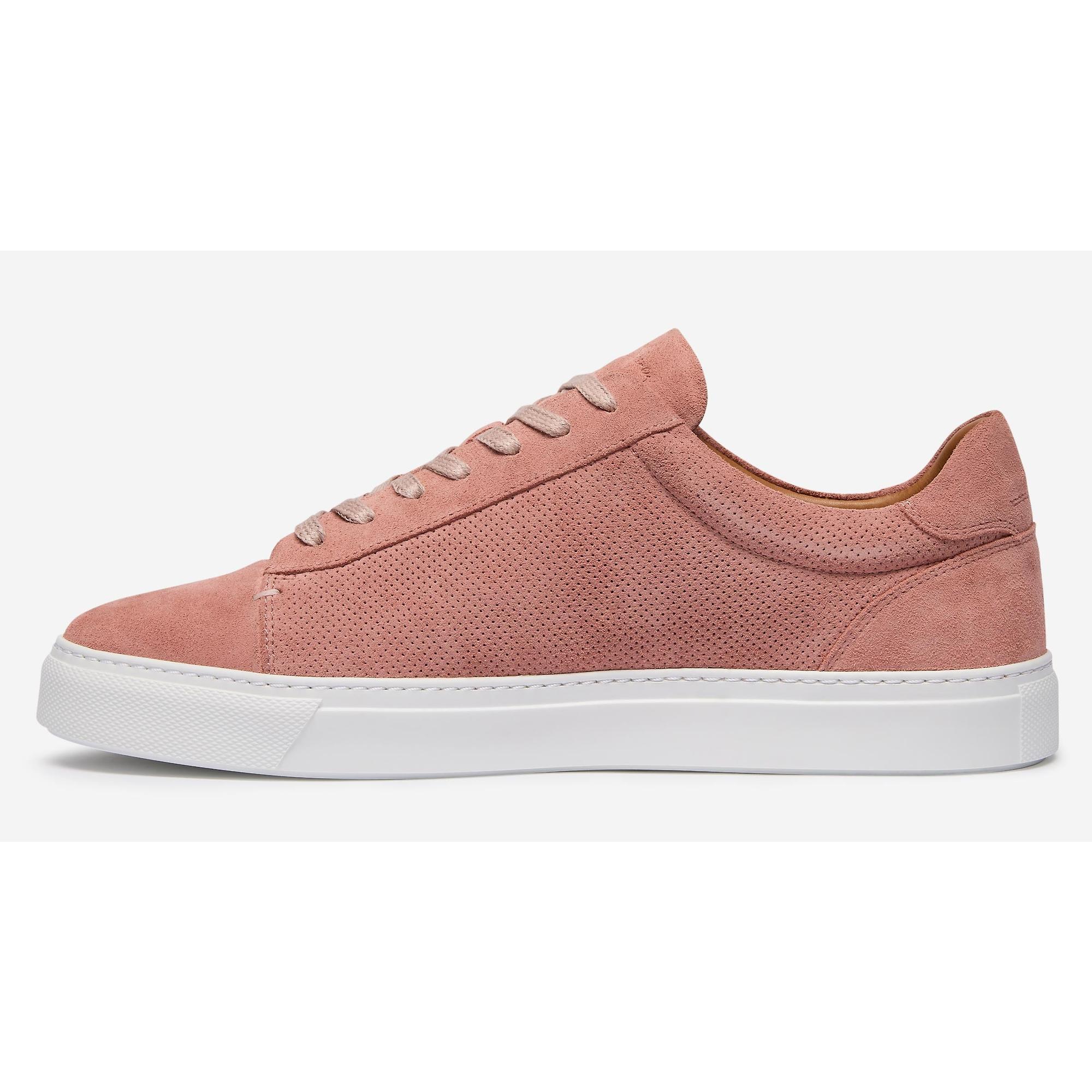 Product image 5 of 5 of Oliver Sweeney Men's Almada Perforated Calf Suede Cupsole Trainers - Dusty Pink