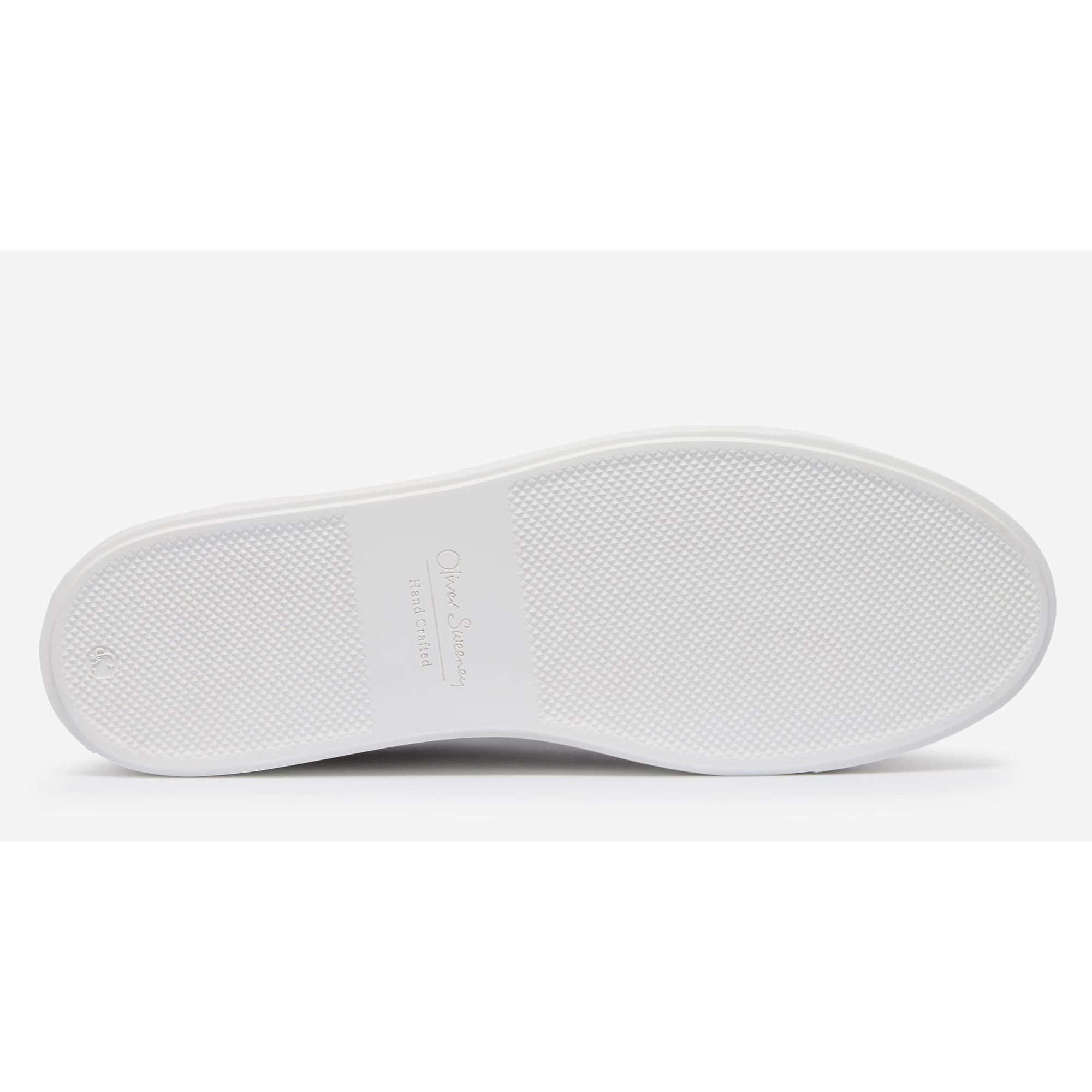 Product image 3 of 5 of Oliver Sweeney Men's Almada Perforated Calf Suede Cupsole Trainers - Grey Suede