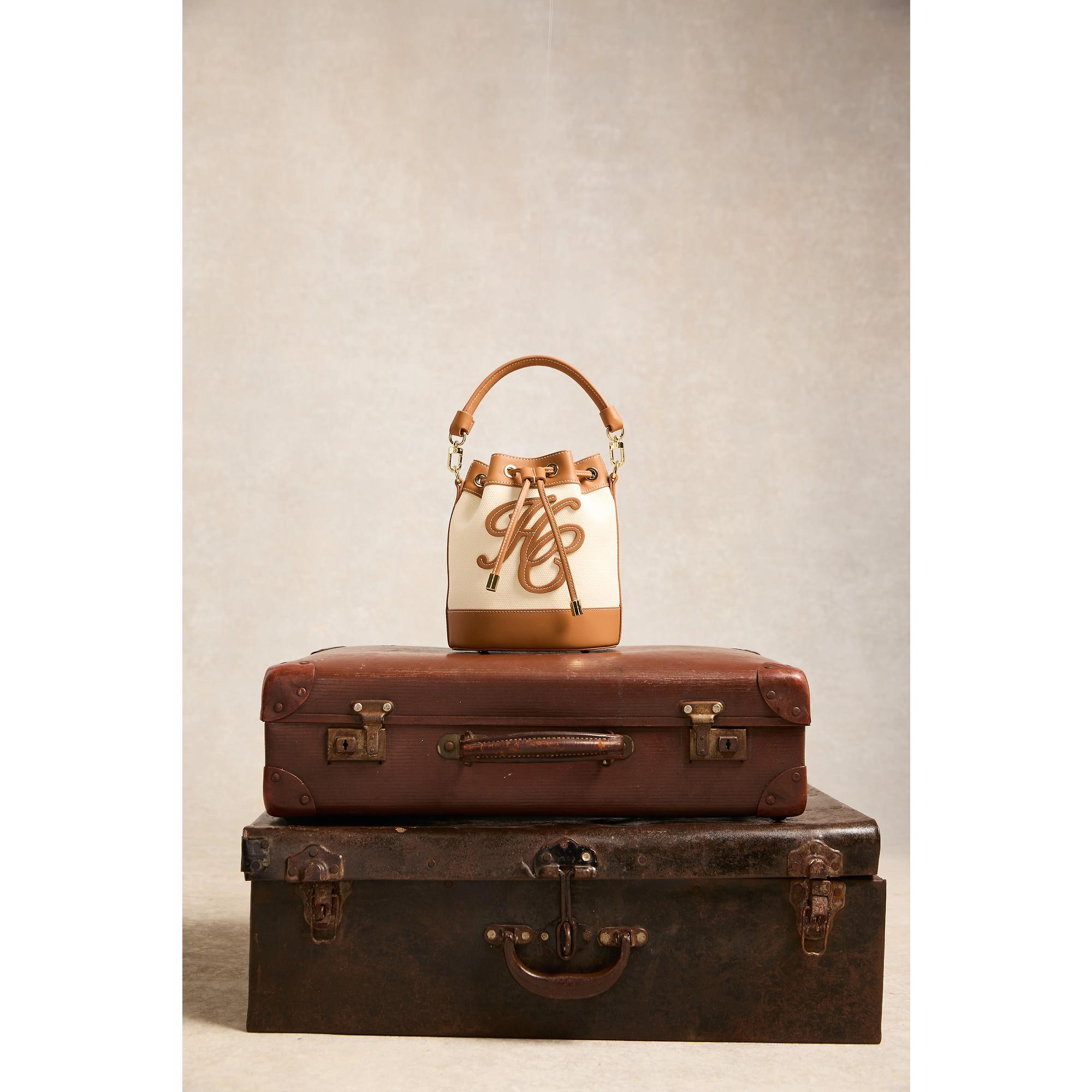 Product image 4 of 8 of Holland Cooper Women's Amalfi Bucket Bag - Tan Canvas