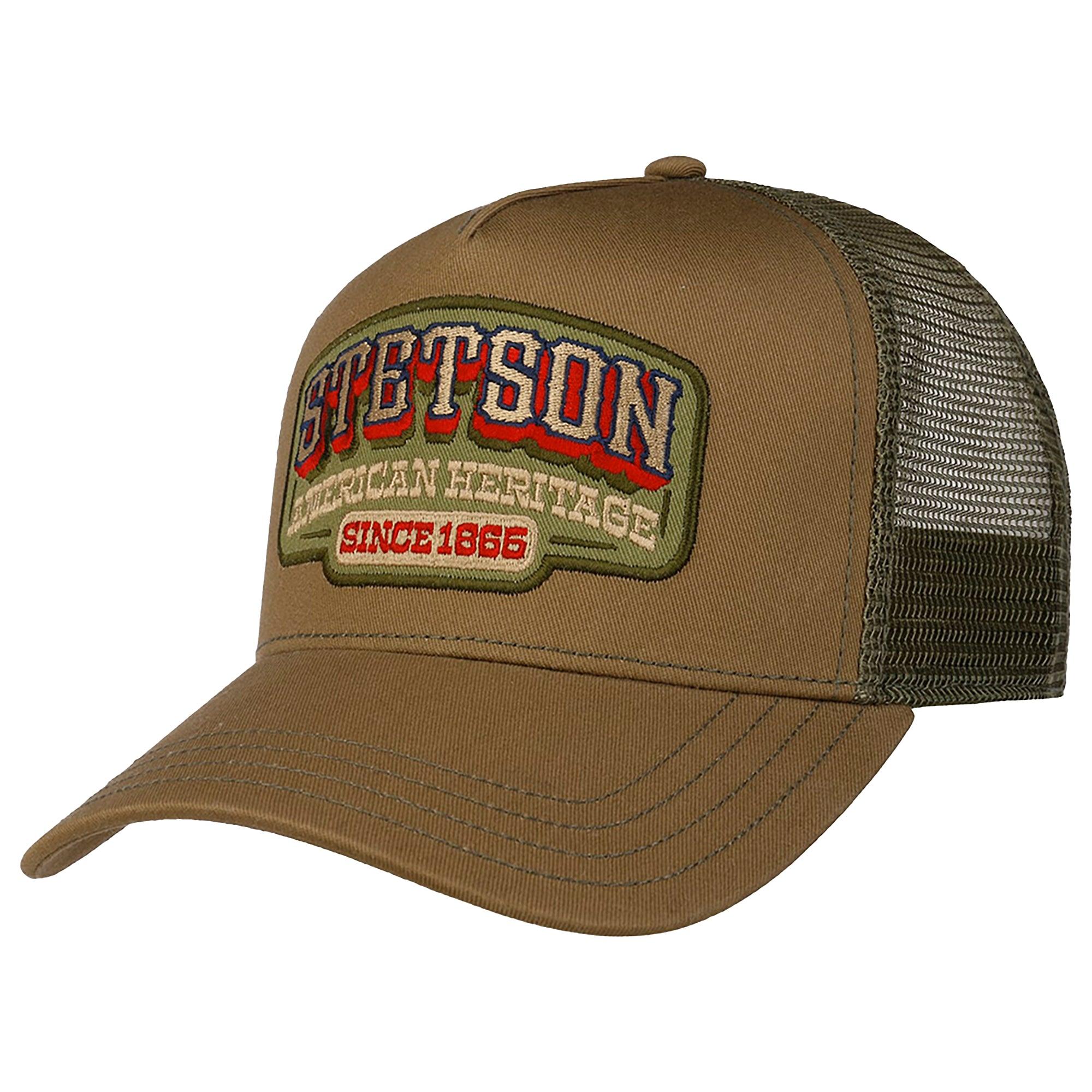 Product image 6 of 6 of Stetson American Heritage 1865 Trucker Cap - Brown/Olive