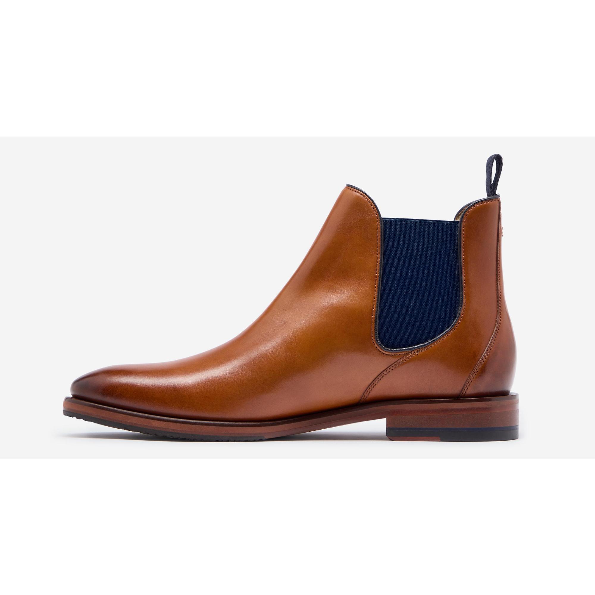 Product image 5 of 5 of Oliver Sweeney Men's Andante Antiqued Leather Chelsea Boots - Tan