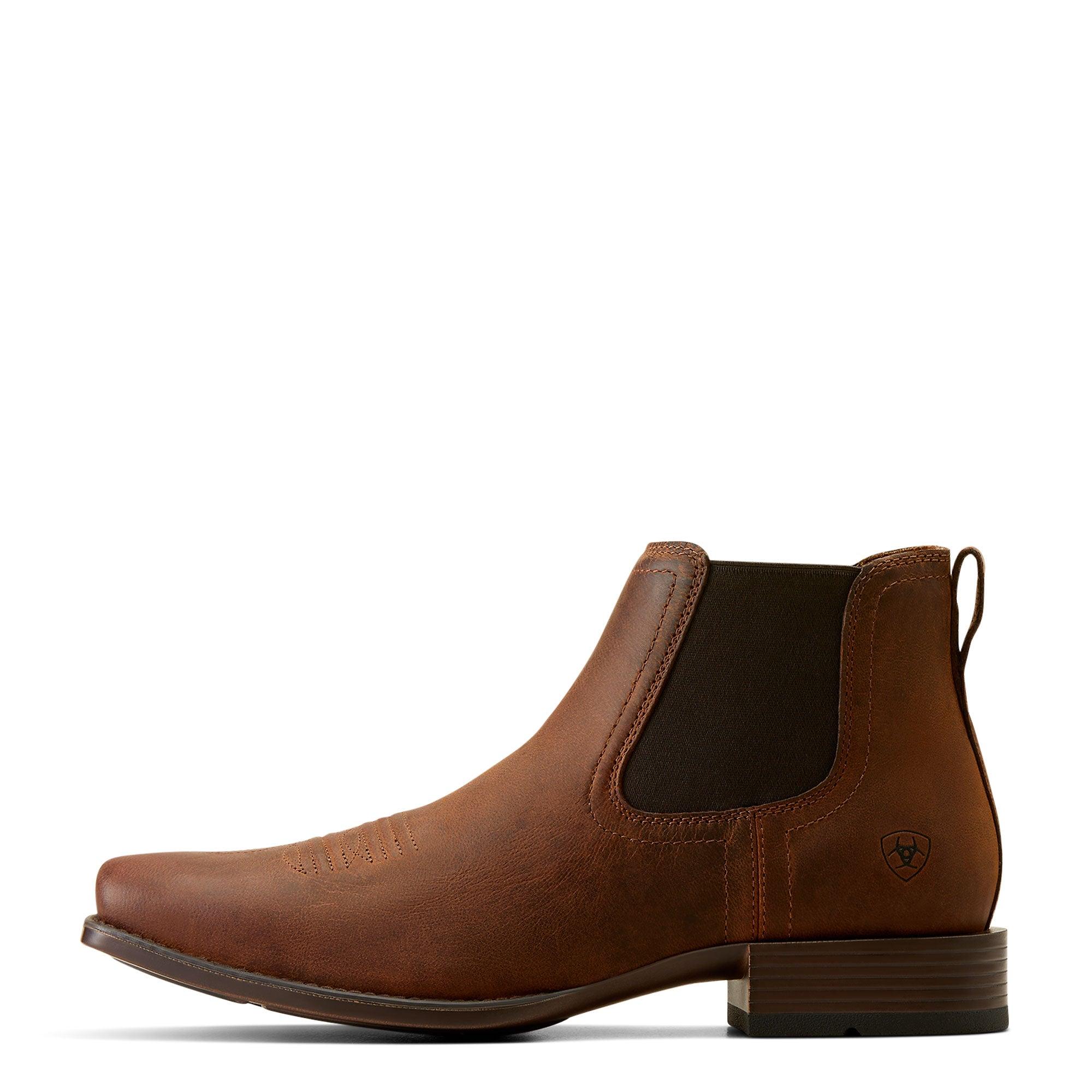 Product image 2 of 7 of Ariat Men's Booker Ultra Square Toe Western Boots - Rough Tan