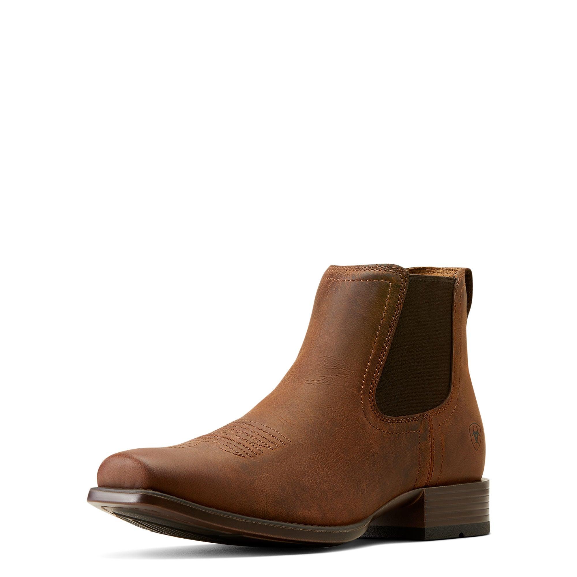Product image 3 of 7 of Ariat Men's Booker Ultra Square Toe Western Boots - Rough Tan