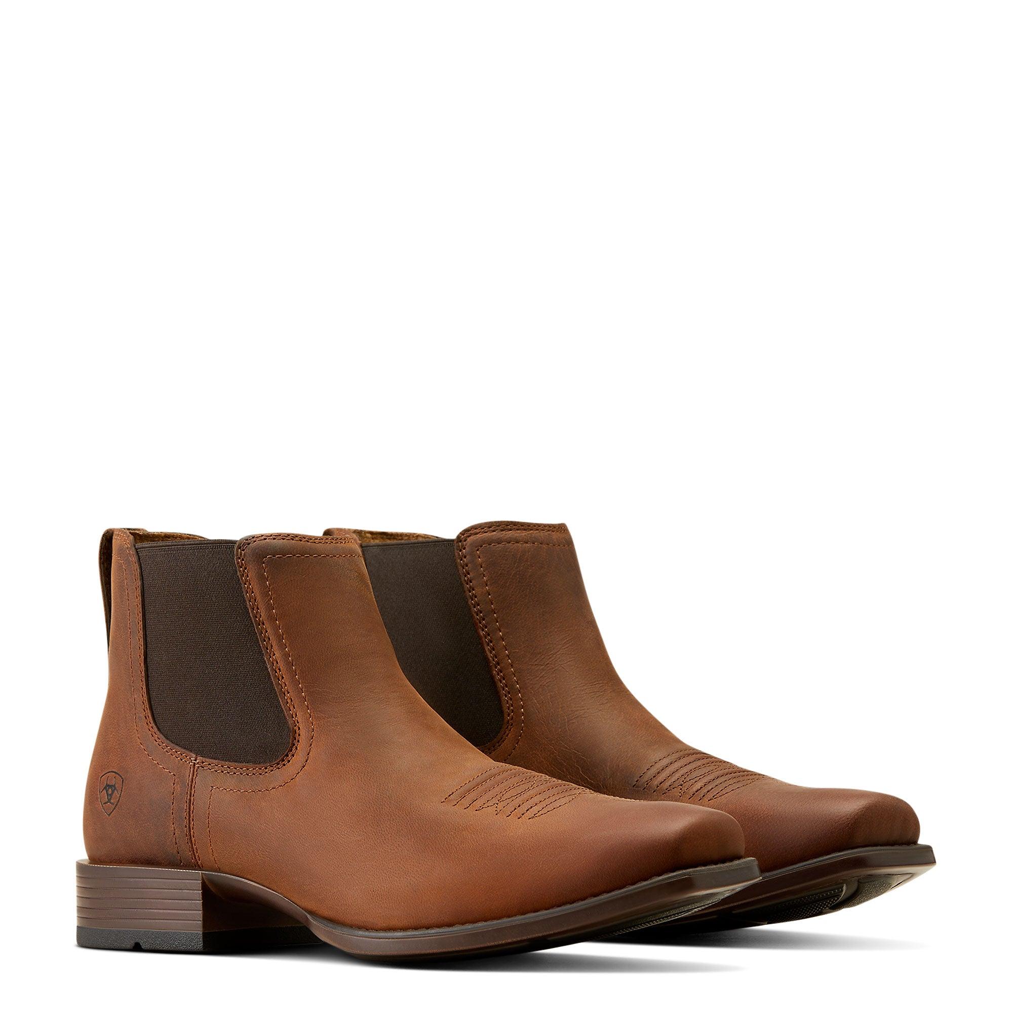 Product image 7 of 7 of Ariat Men's Booker Ultra Square Toe Western Boots - Rough Tan