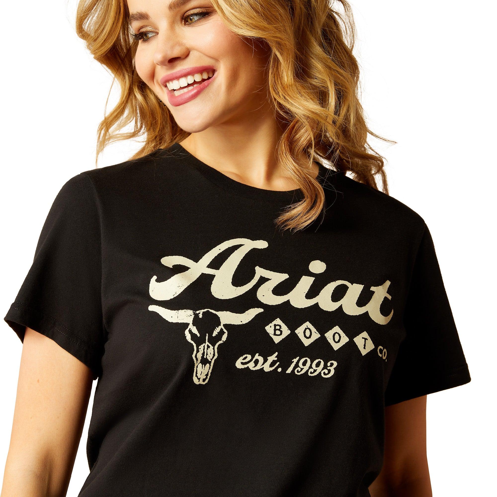 Product image 4 of 4 of Ariat Women's Ariat Established Boot Co T-Shirt - Black