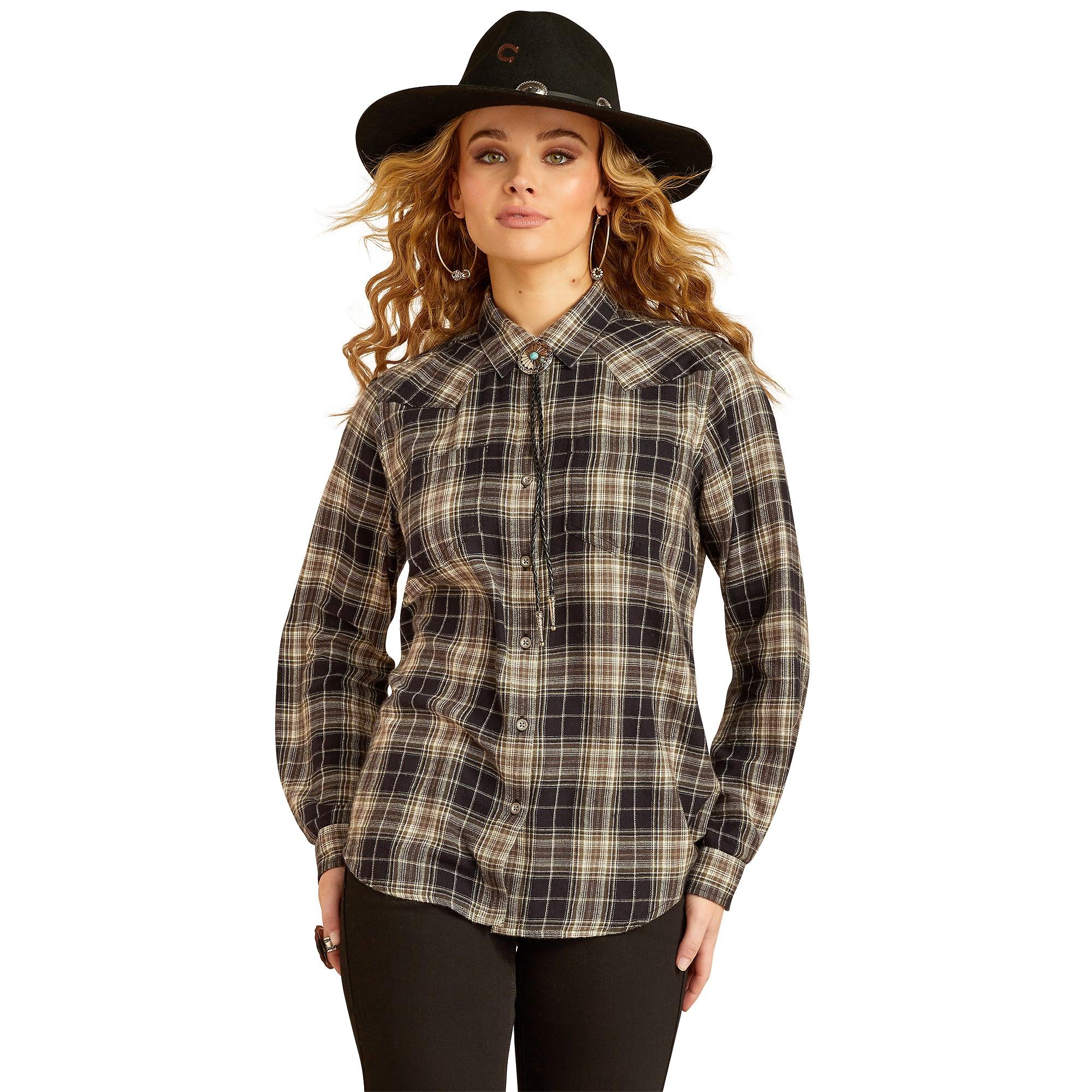 Product image 1 of 7 of Ariat Women's Billie Jean Western Shirt - Cheyenne Plaid