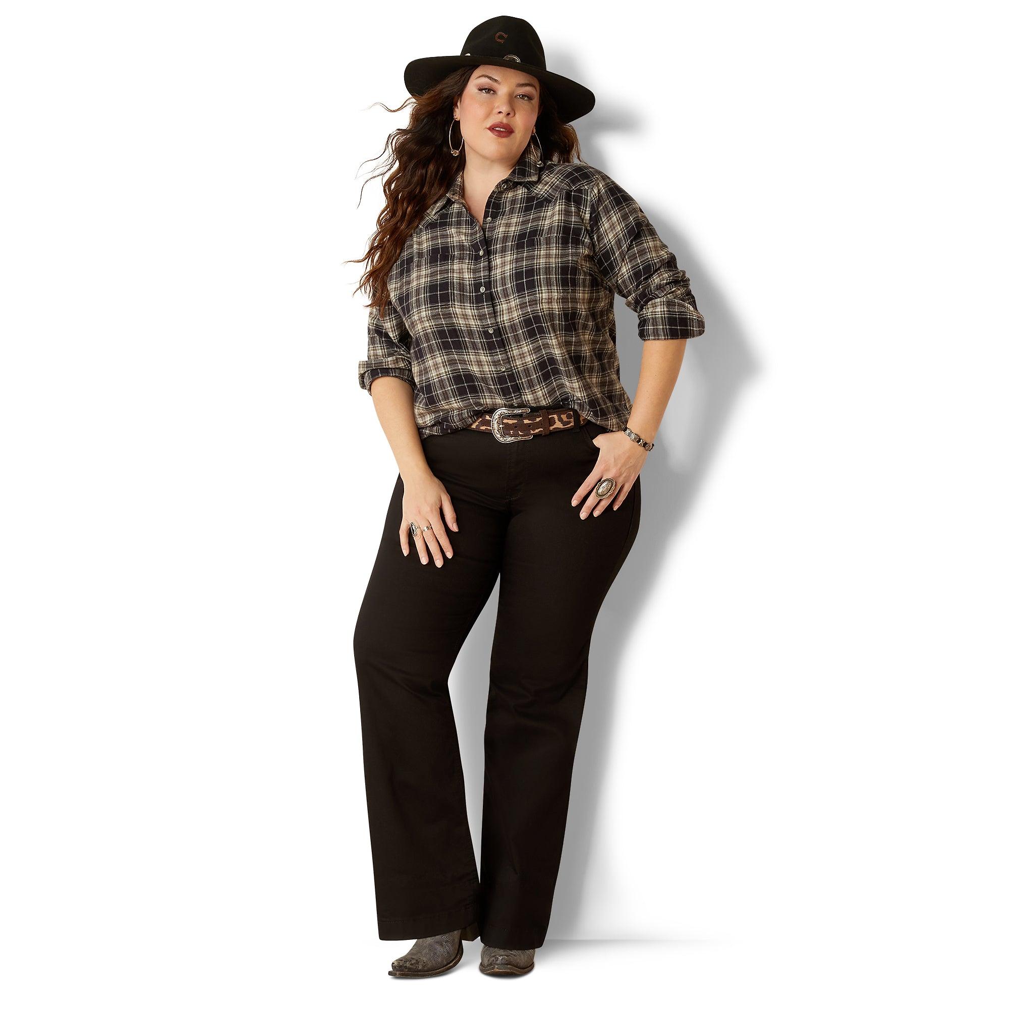 Product image 6 of 7 of Ariat Women's Billie Jean Western Shirt - Cheyenne Plaid