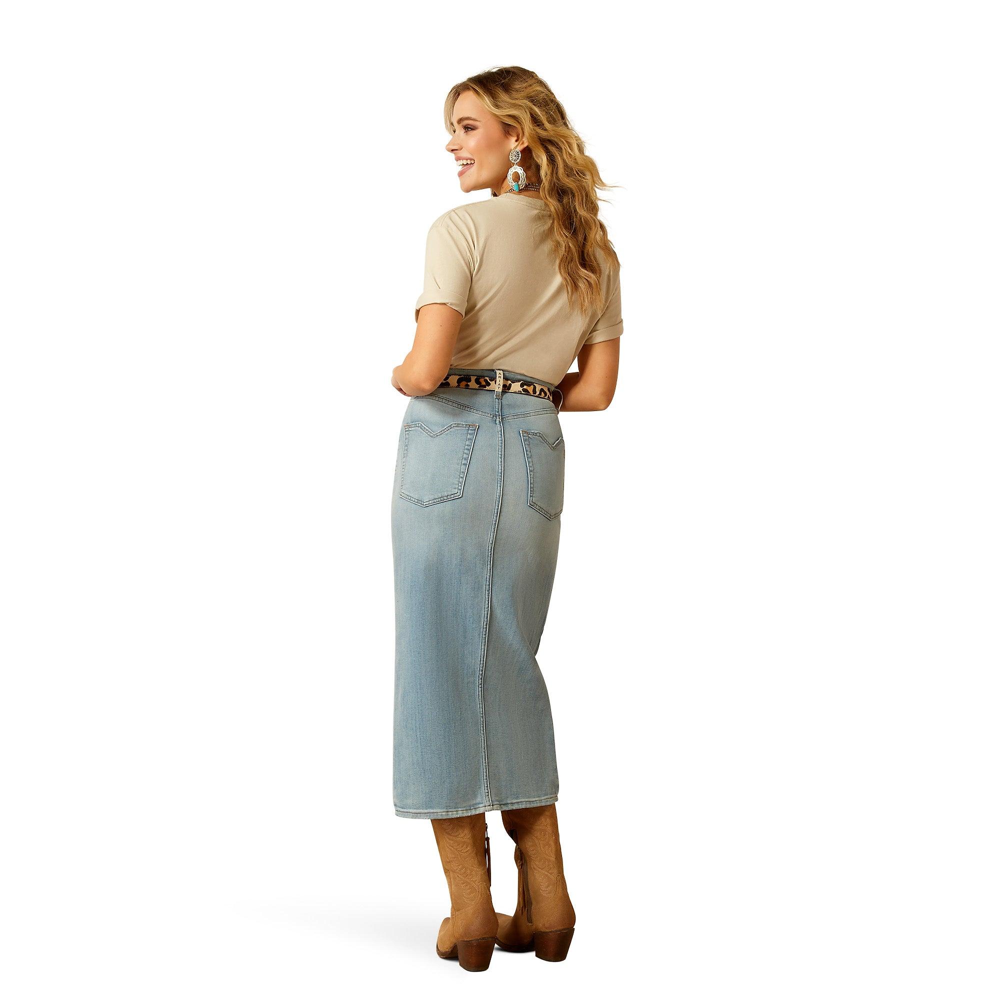 Product image 2 of 5 of Ariat Women's Clair Midi Skirt - Spain