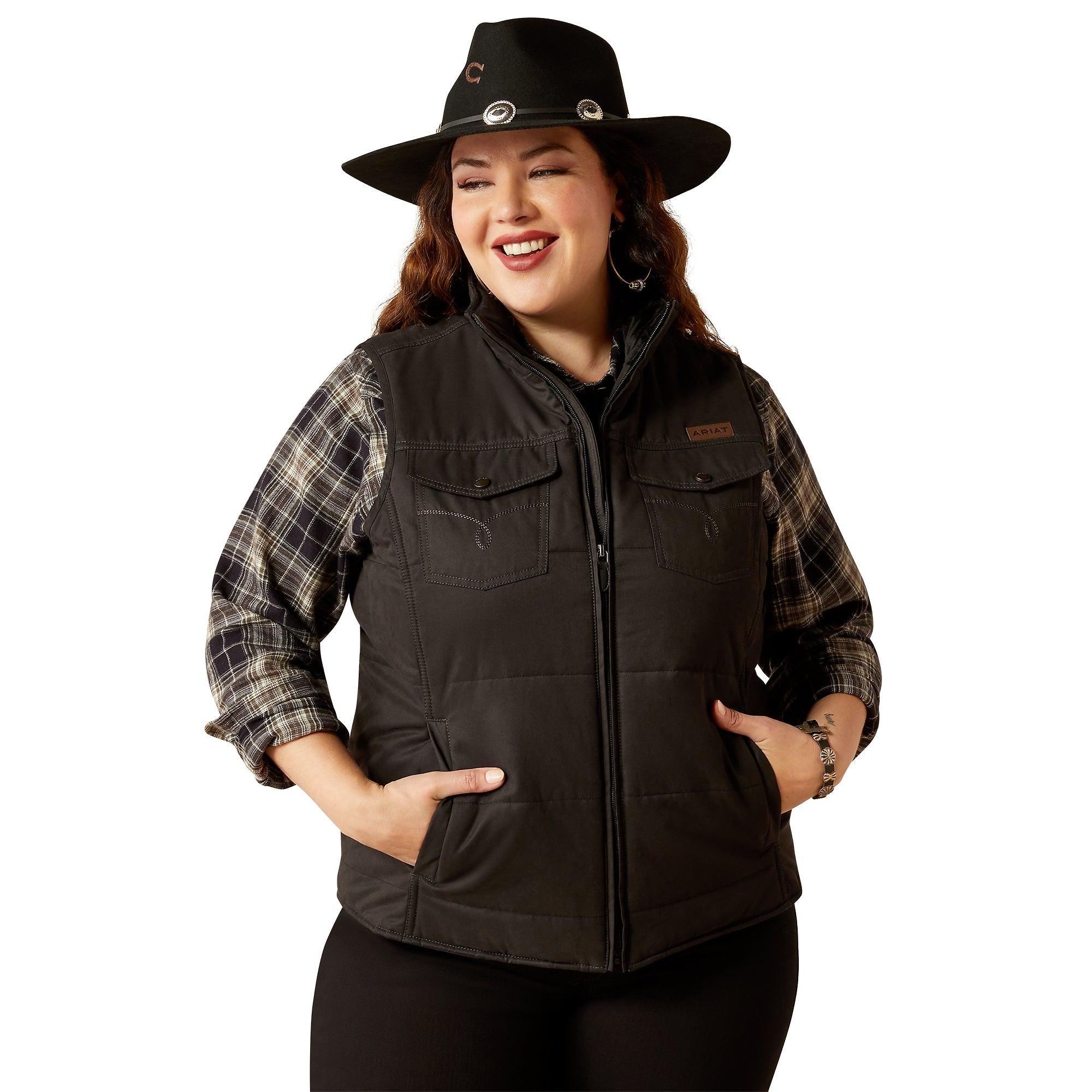 Product image 2 of 8 of Ariat Women's Grizzly Quilted Gilet - Black