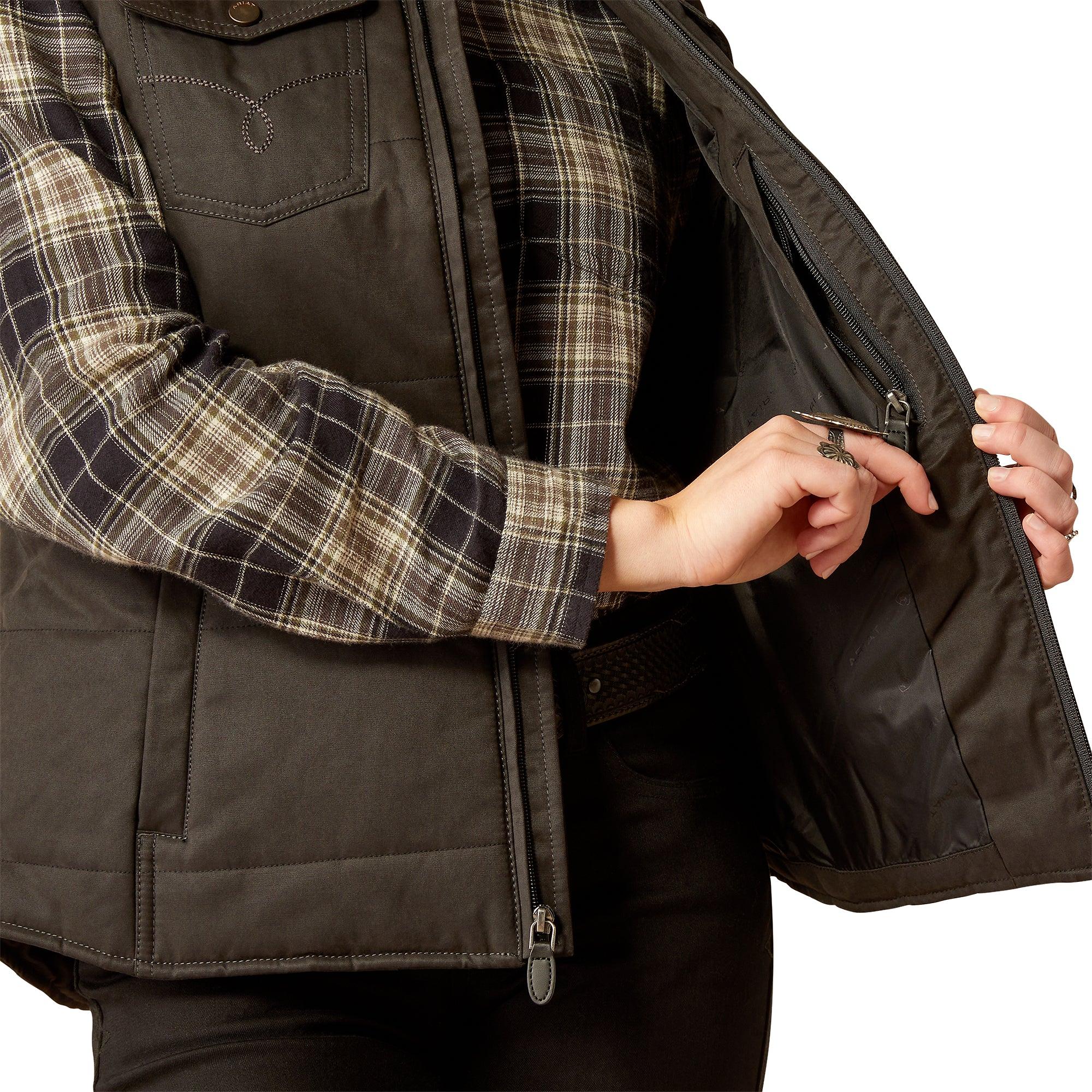 Product image 7 of 8 of Ariat Women's Grizzly Quilted Gilet - Black