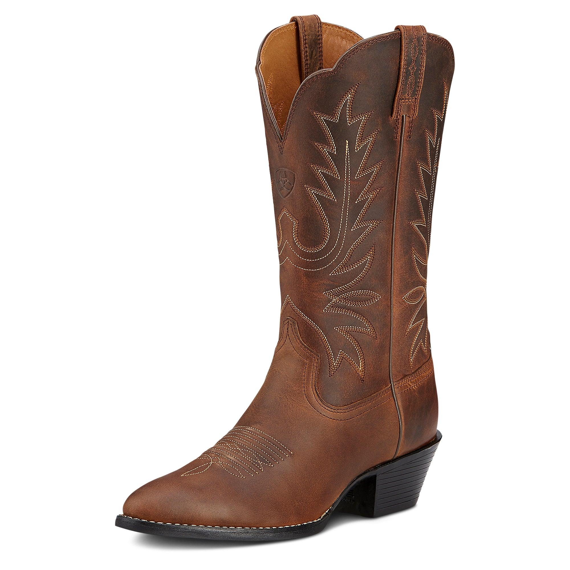 Product image 2 of 5 of Ariat Women's Heritage R Toe Western Boots - Distressed Brown
