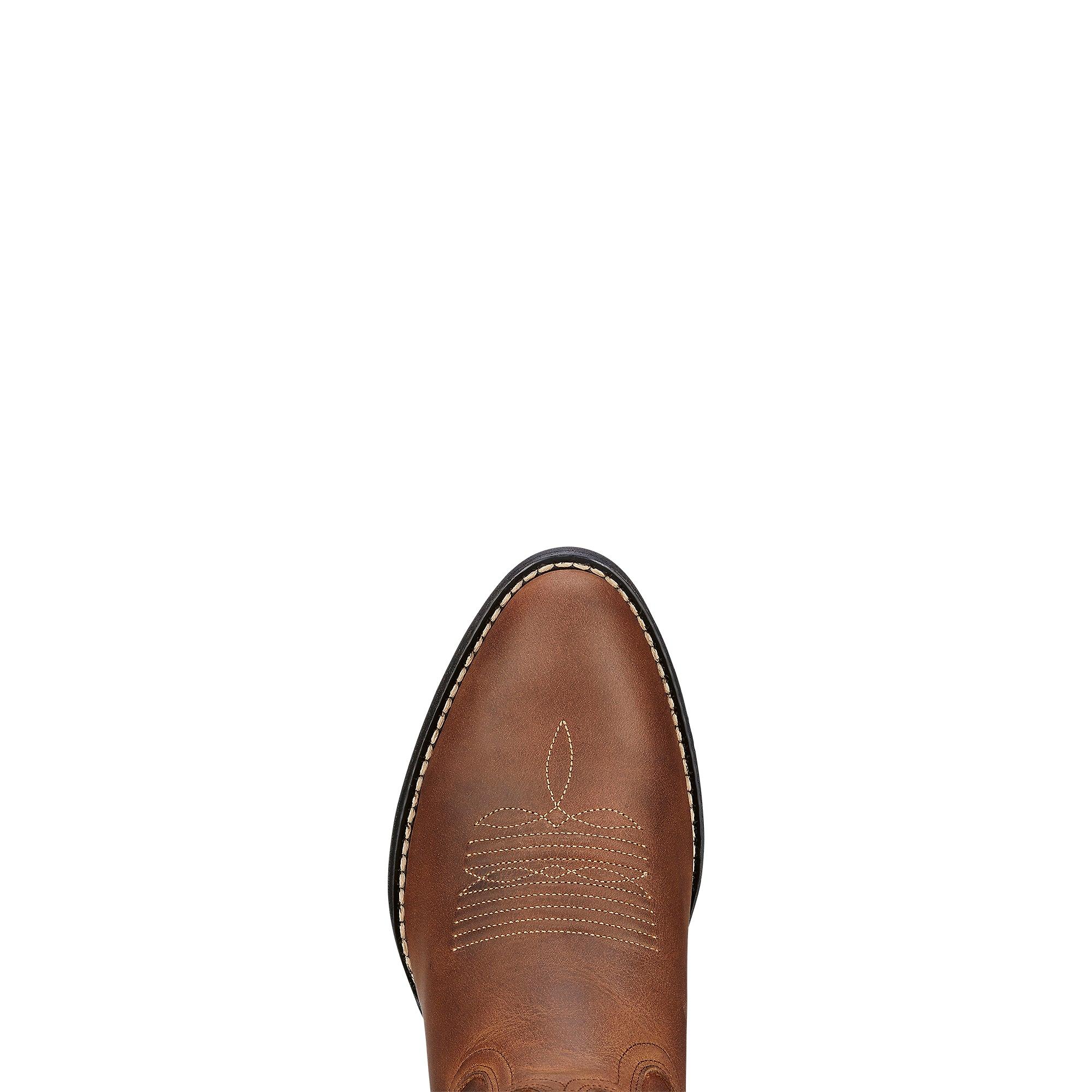 Product image 4 of 5 of Ariat Women's Heritage R Toe Western Boots - Distressed Brown