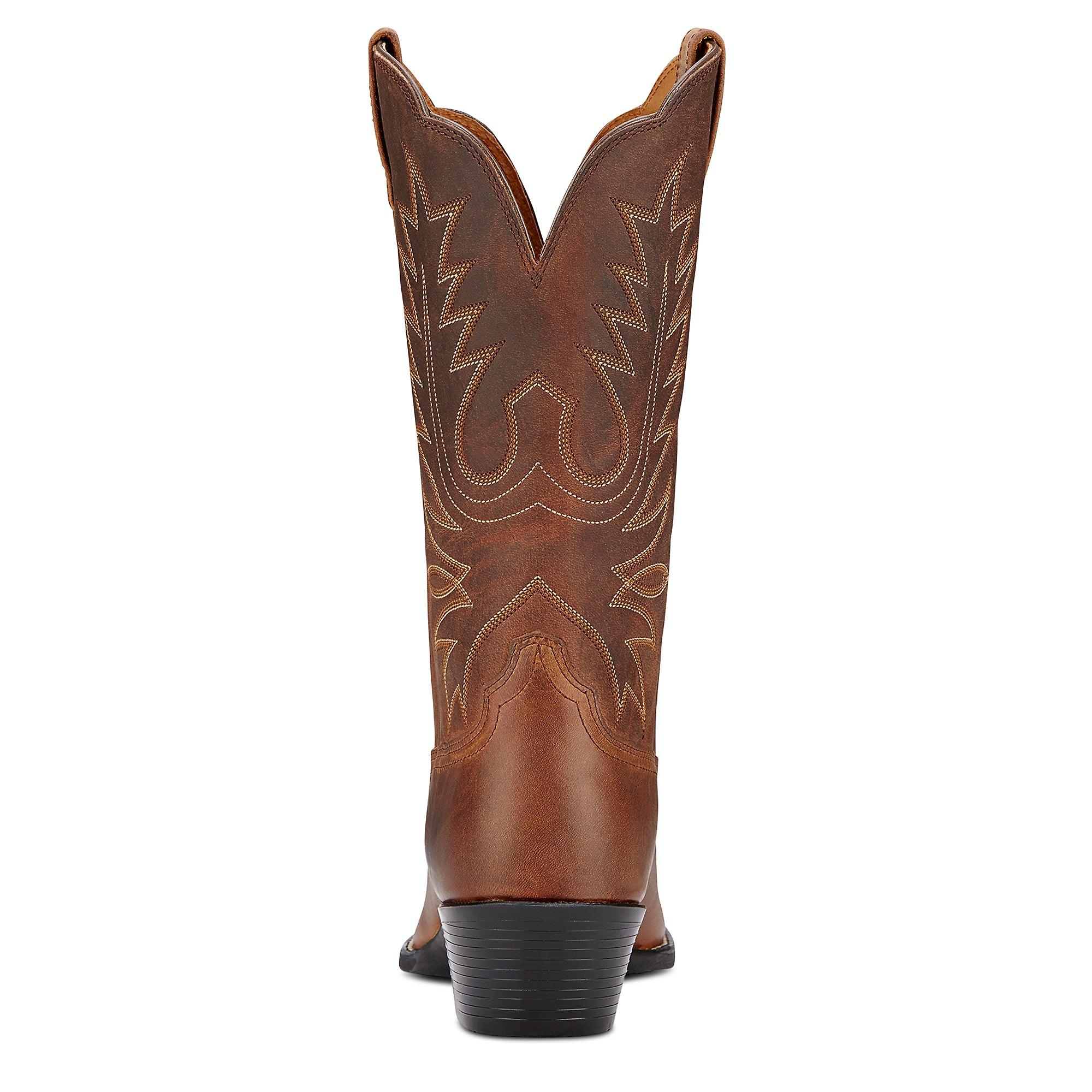 Product image 5 of 5 of Ariat Women's Heritage R Toe Western Boots - Distressed Brown