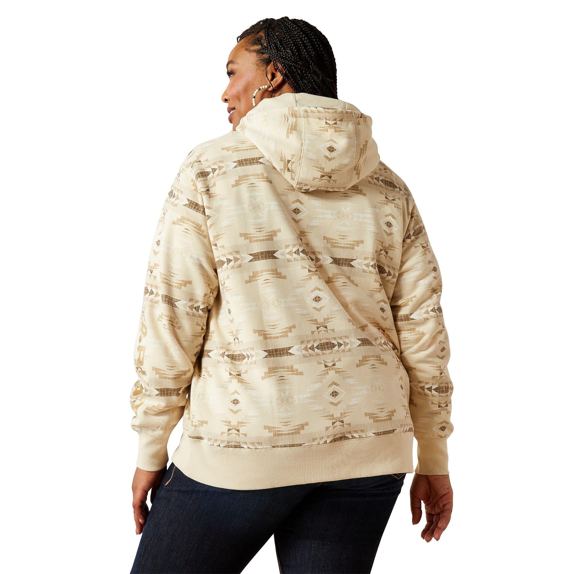 Product image 4 of 7 of Ariat Women's Logo 2.0 Hoodie - Sandstone Sw Print