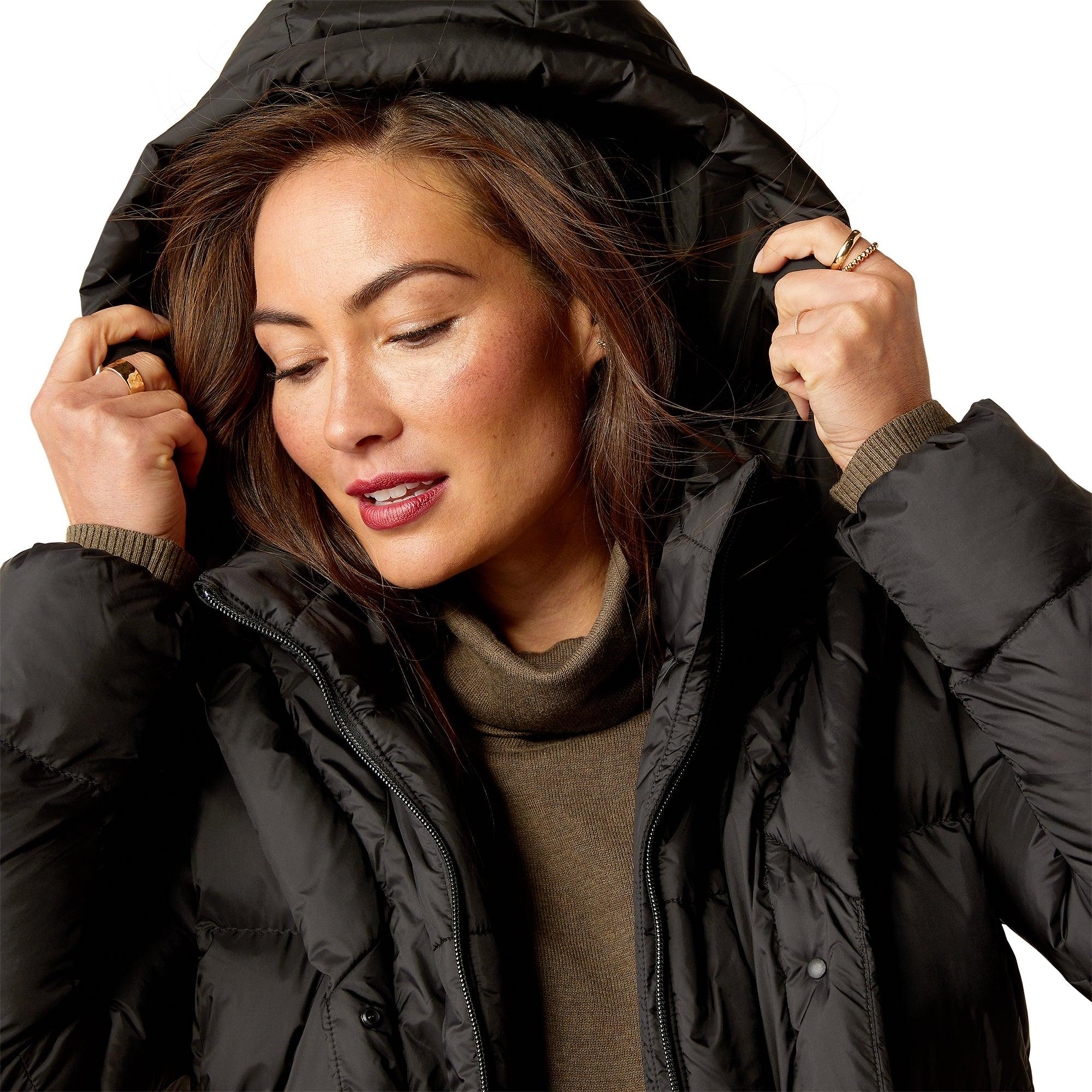 Product image 5 of 6 of Ariat Women's Norfolk Long Insulated Puffa Coat - Black