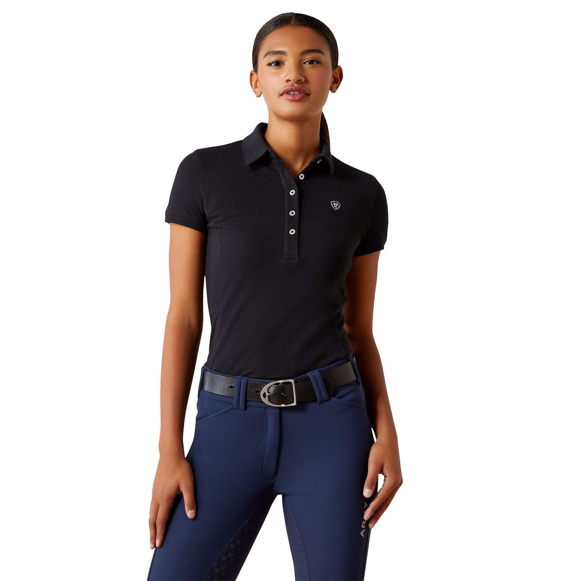 Product image 1 of 4 of Ariat Women's Prix 3.0 Polo Shirt - Black