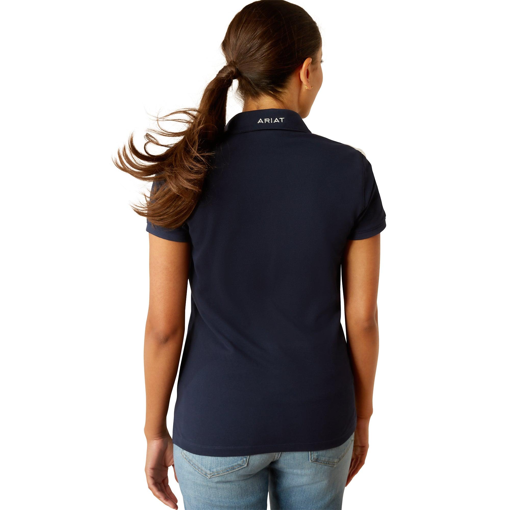 Product image 2 of 4 of Ariat Women's Prix 3.0 Polo Shirt - Navy