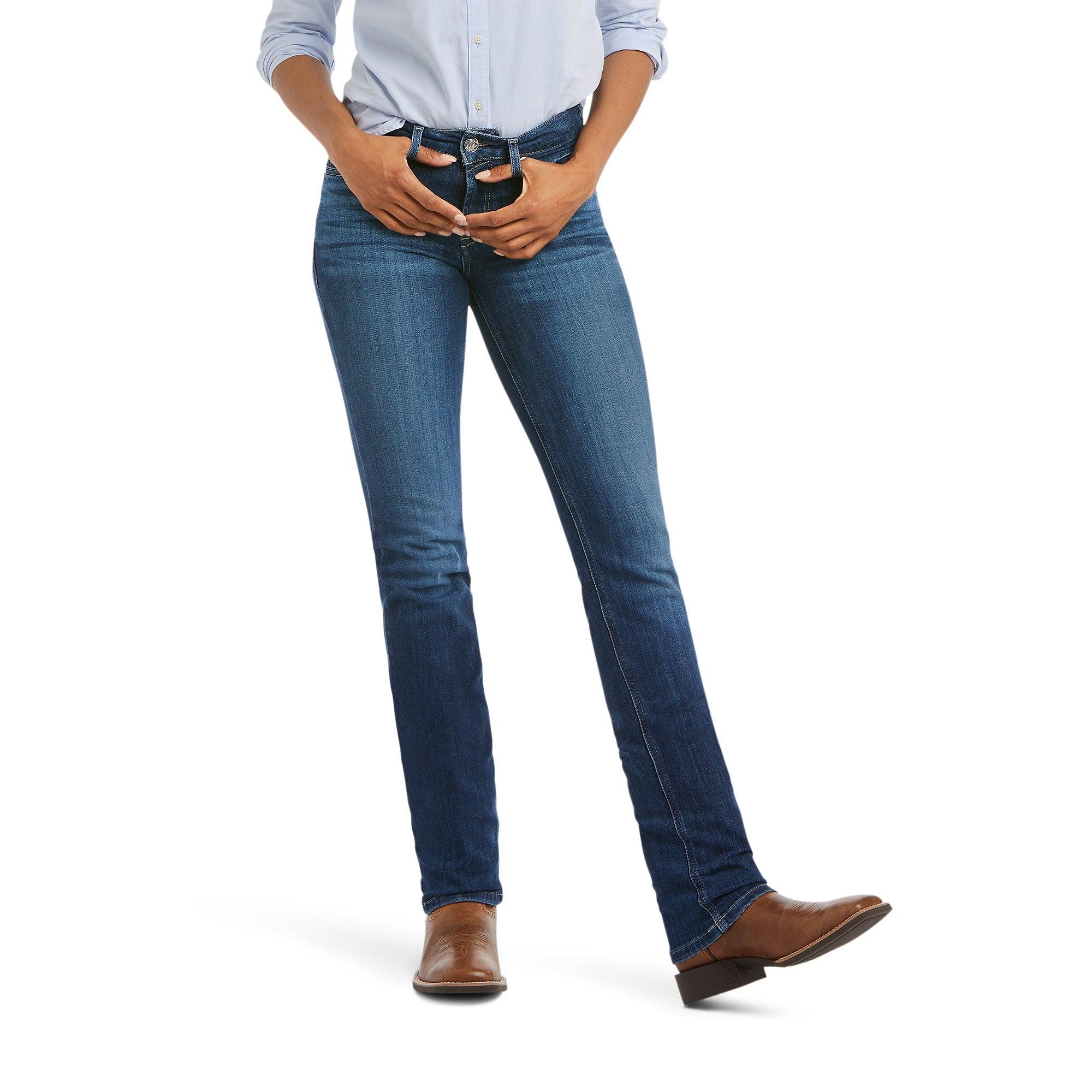 Product image 1 of 9 of Ariat Women's R.E.A.L. Perfect Rise Abby Straight Jeans - Mackenzie - Regular Leg